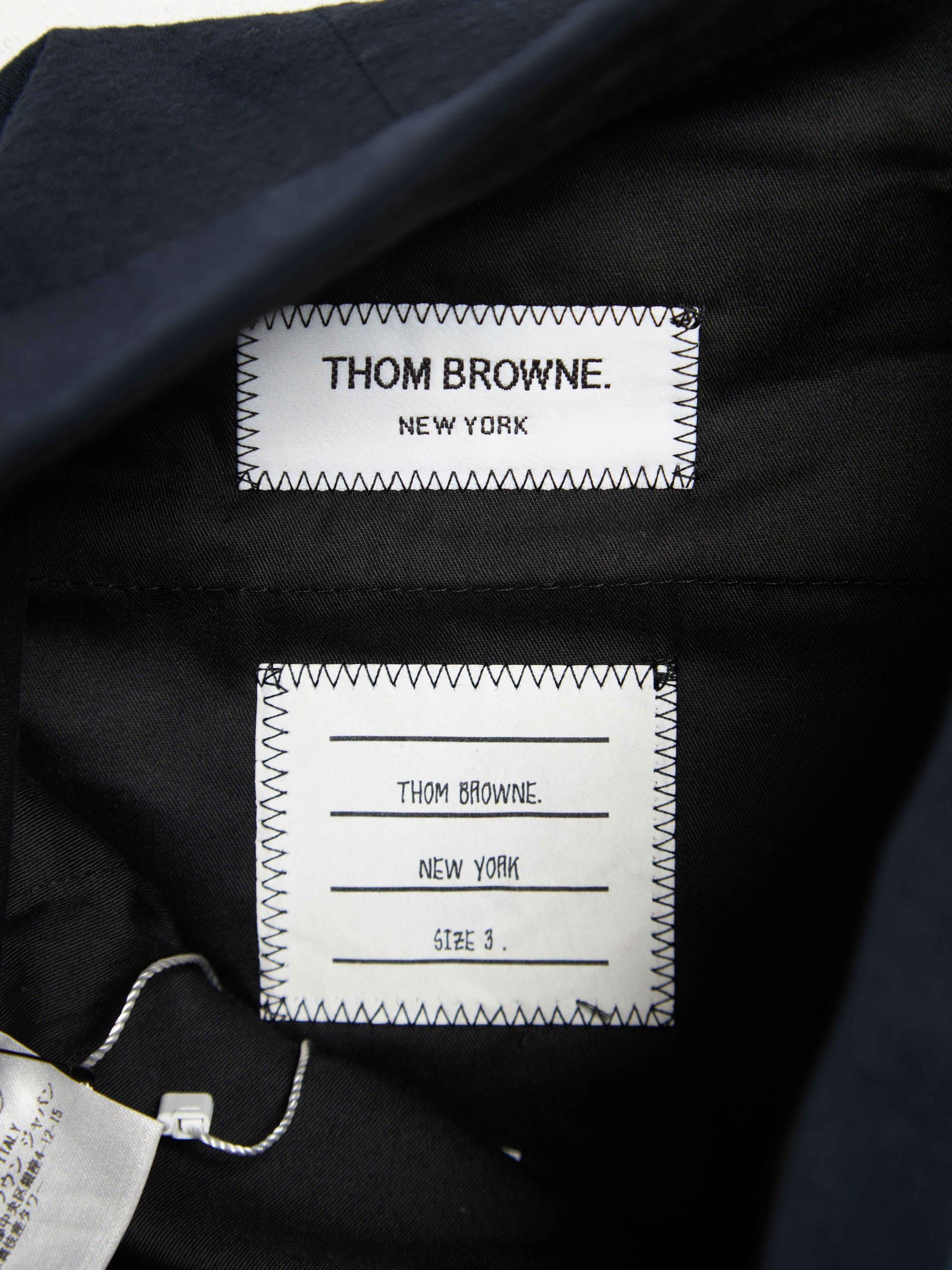 Thom Browne Navy Color Block Pants Size US 34 / EU 50 - 4 Thumbnail