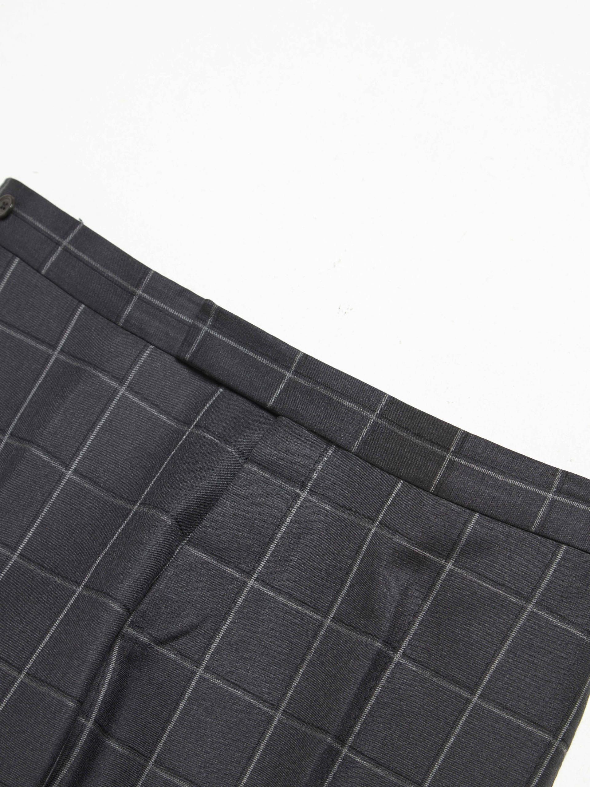 Thom Browne Dark Gray Checkered Pants Size US 34 / EU 50 - 3 Thumbnail