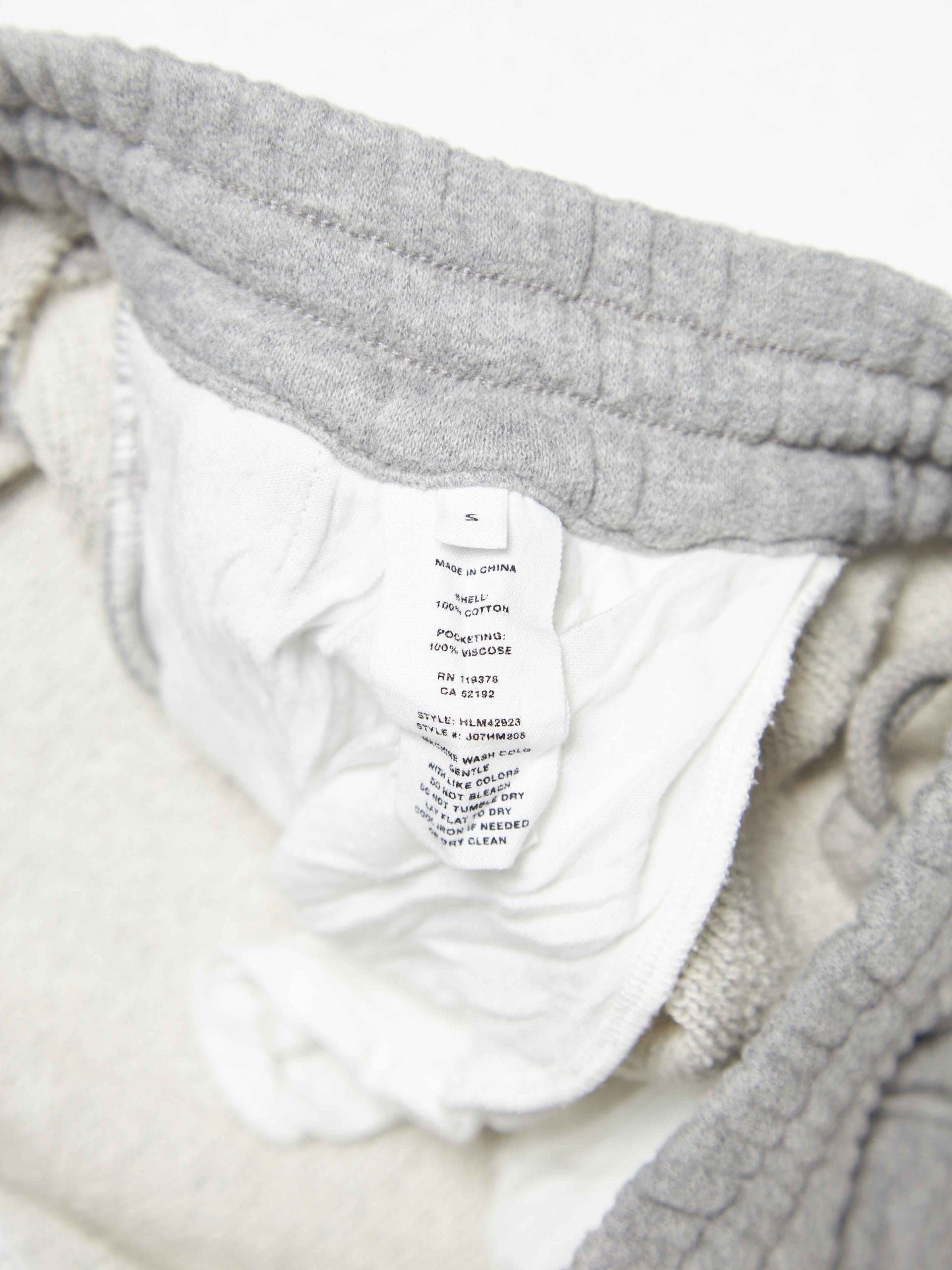 Helmut Lang Gray Cotton Viscose Sweatpants Size US 30 / EU 46 - 5 Thumbnail