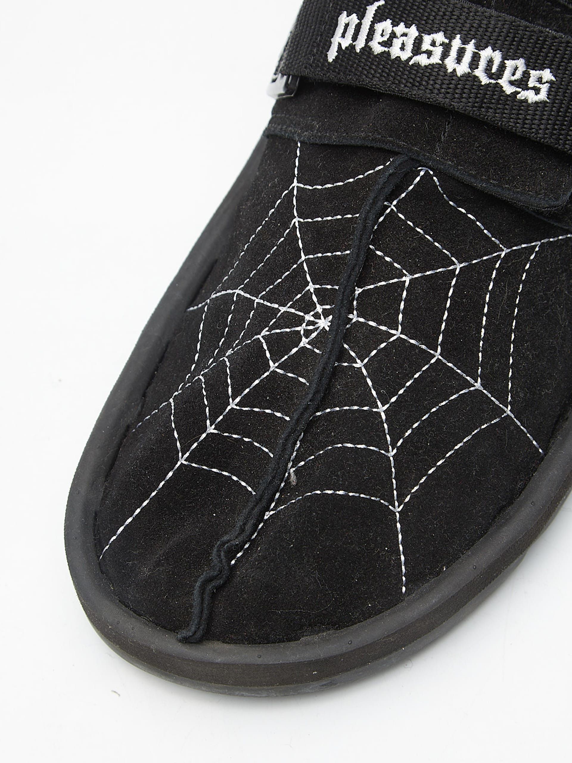 Reebok Black Net Embroidered Sandals Size US 10 / EU 43 - 4 Thumbnail
