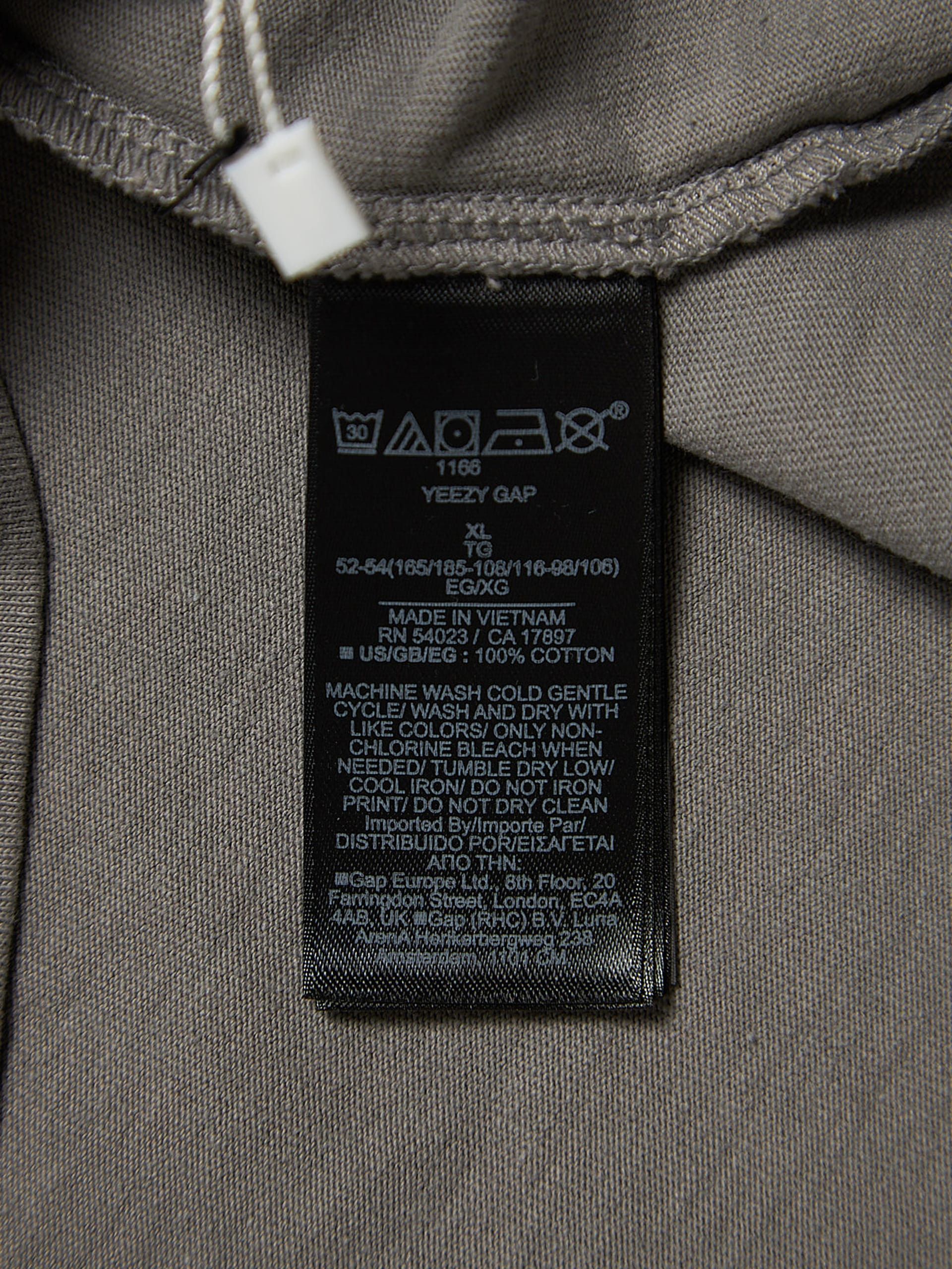 Yeezy Gray Oversized Longsleeve Size US XL / EU 56 / 4 - 4 Thumbnail