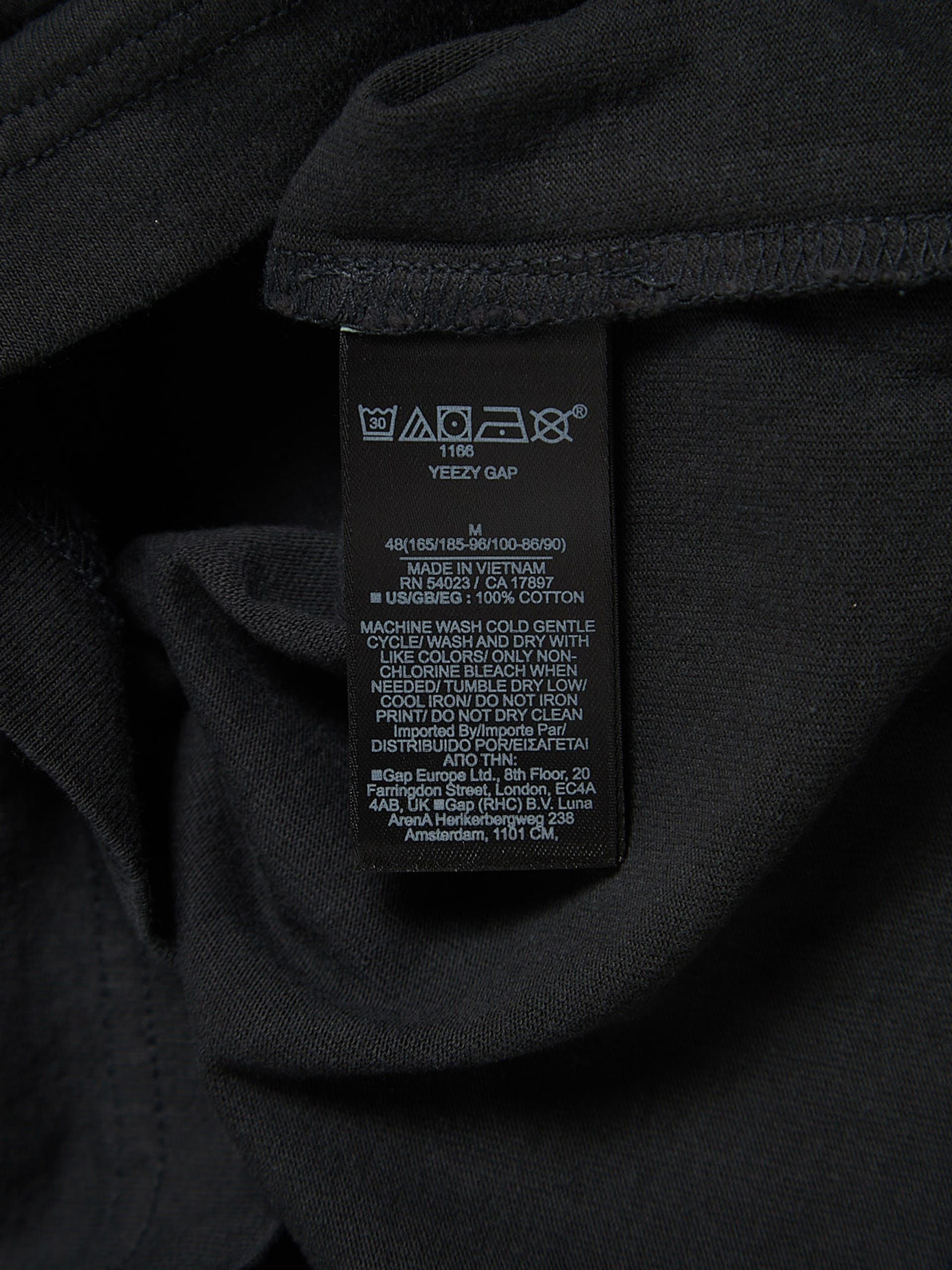 Yeezy Black Oversized T-Shirt Size US M / EU 48-50 / 2 - 4 Thumbnail