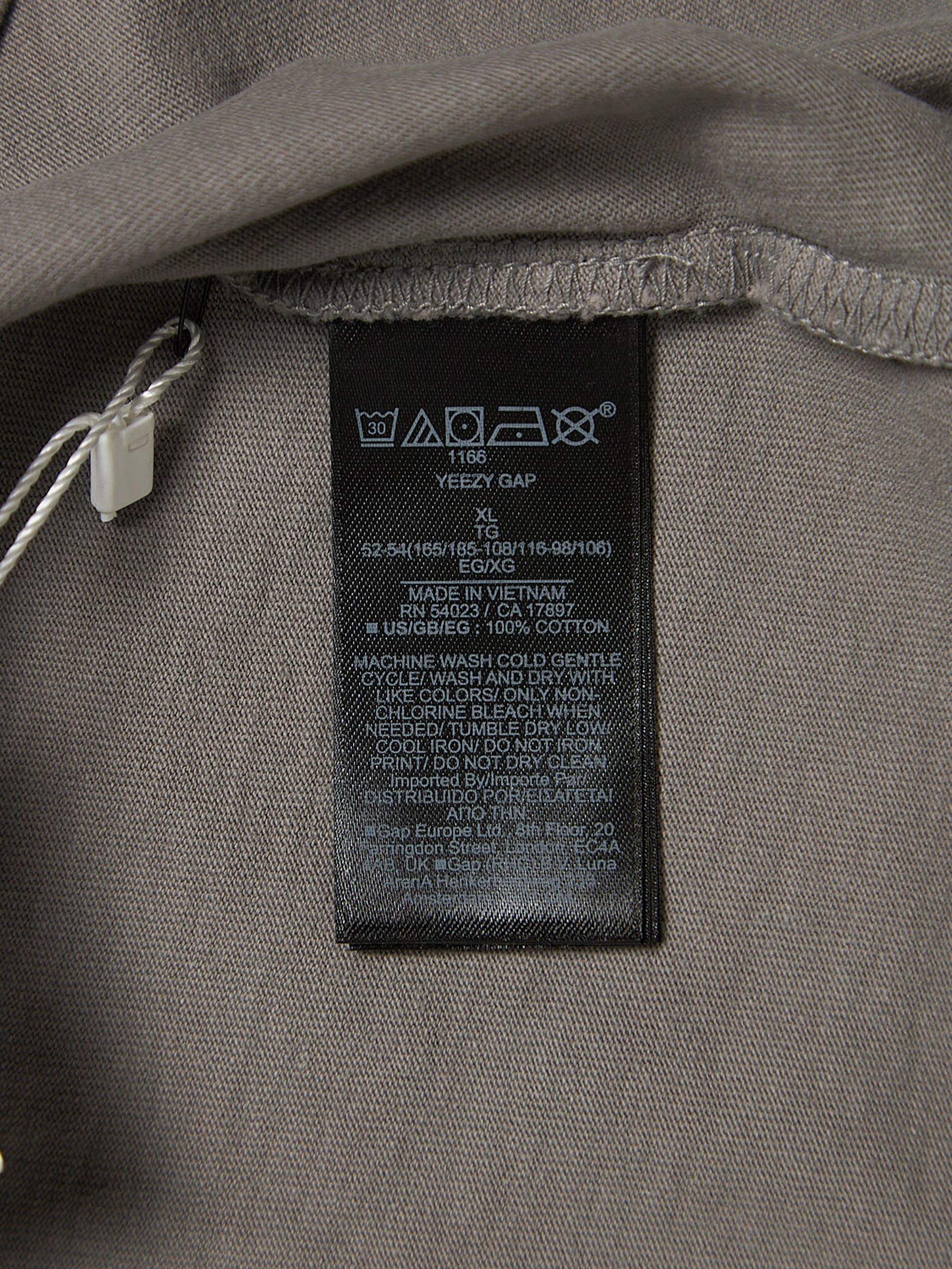 Yeezy Gray Oversized T-Shirt Size US L / EU 52-54 / 3 - 4 Thumbnail
