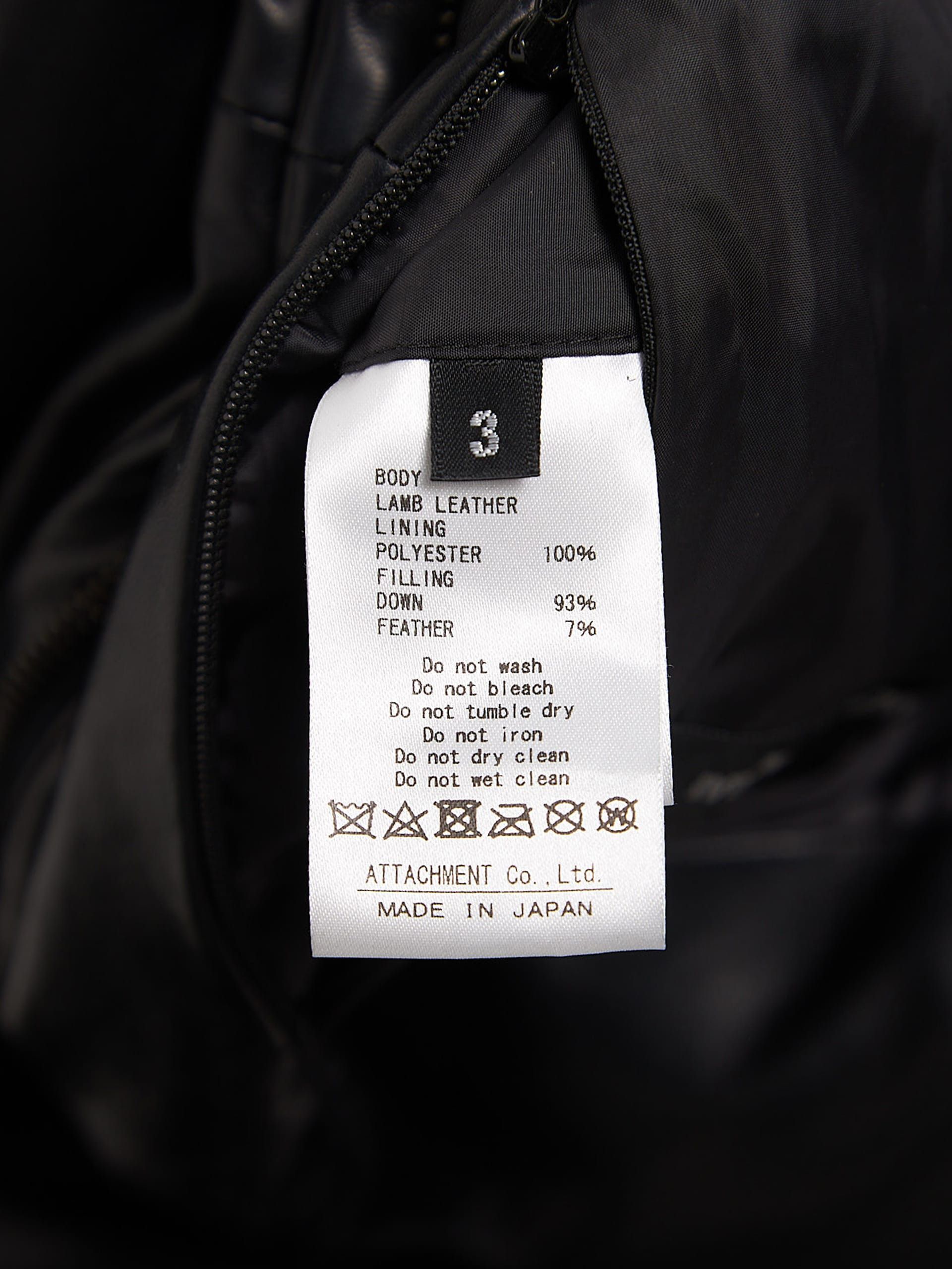 Attachment Black Leather Puffer Jacket Size US L / EU 52-54 / 3 - 4 Thumbnail