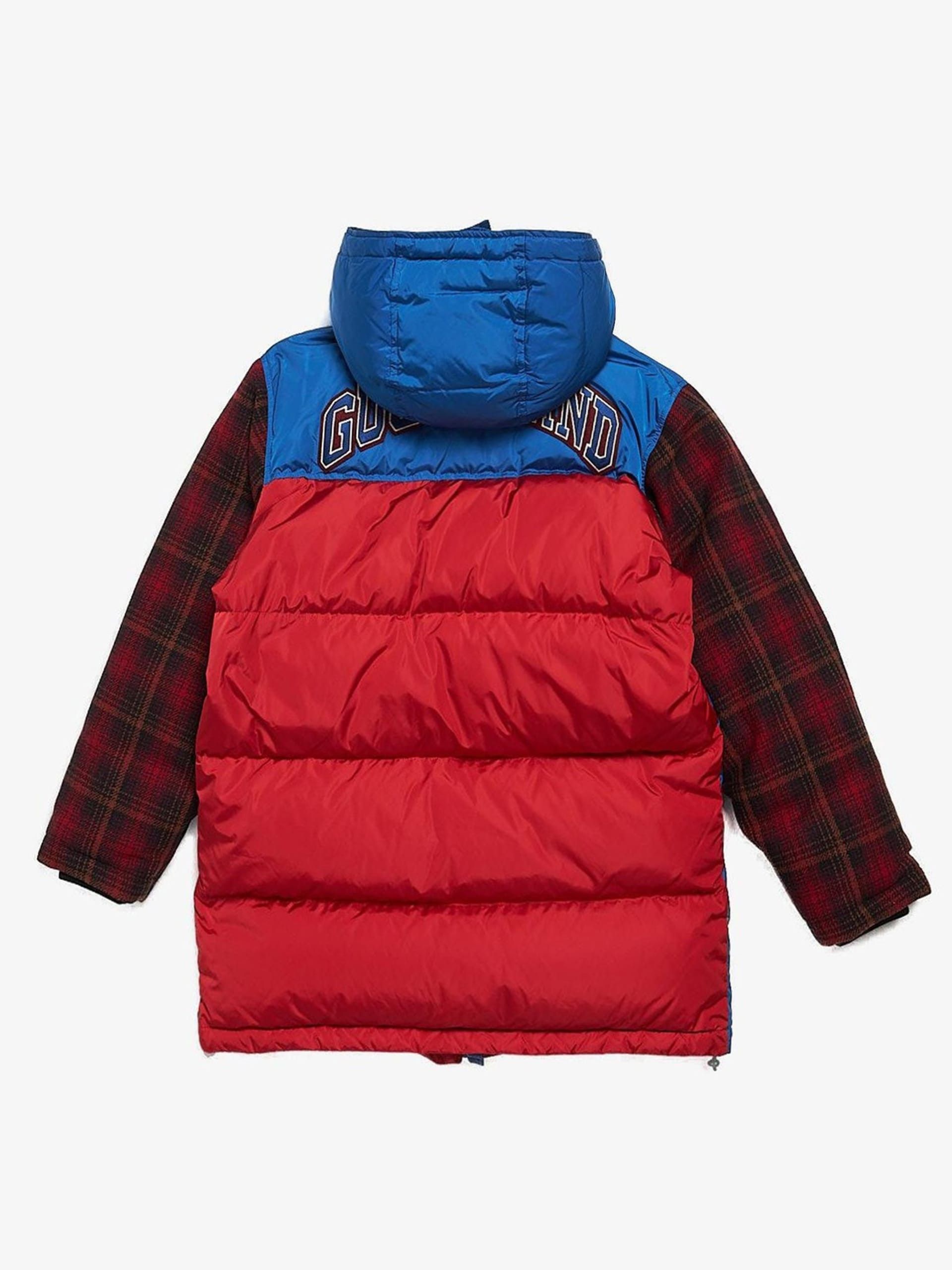 Gucci Blue And Checkered Red Sleeves Downjacket Size US S / EU 44-46 / 1 - 2 Thumbnail