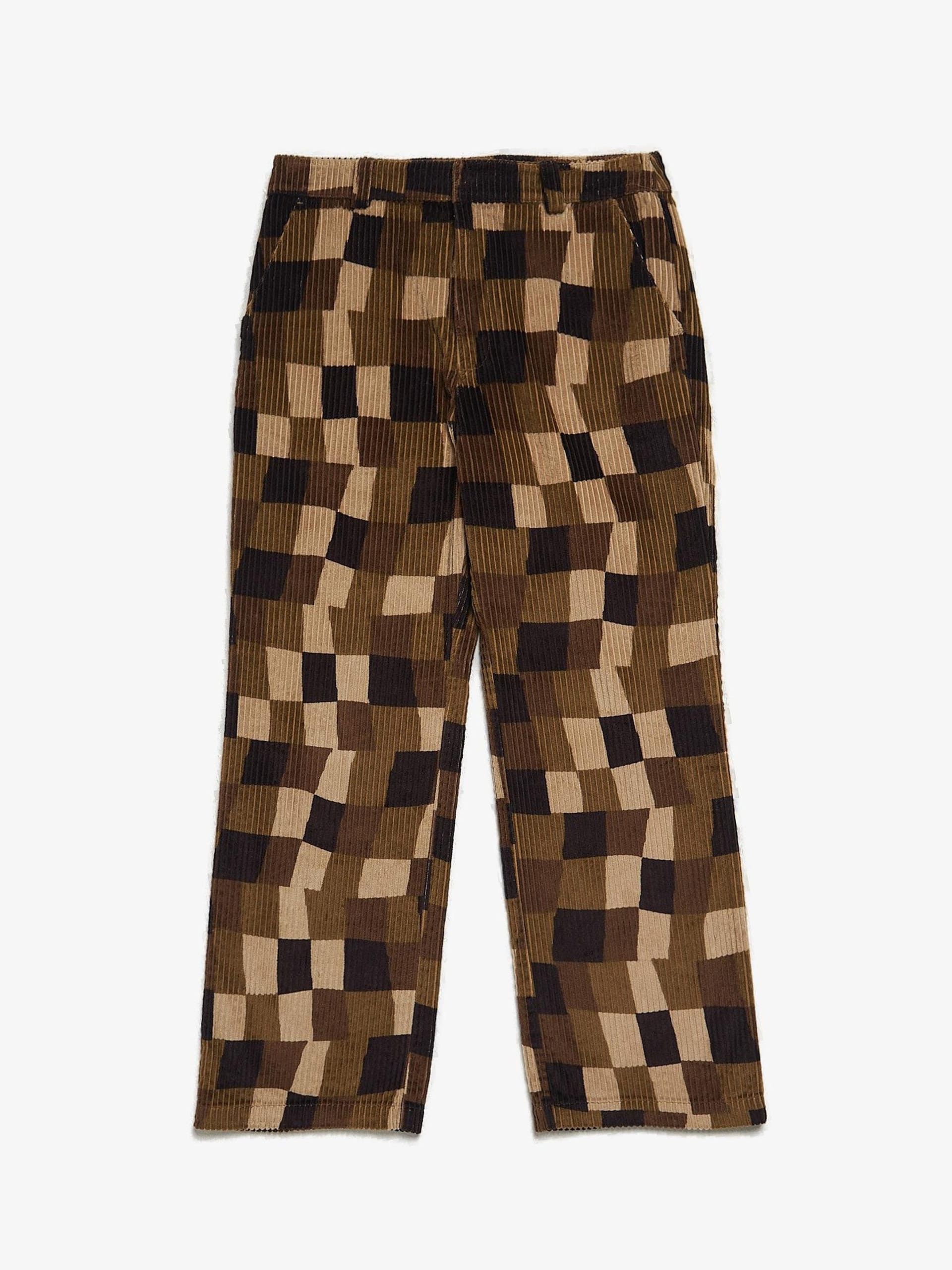 Stussy Brown Plaid Cotton Suit Size US S / EU 44-46 / 1 - 2 Thumbnail