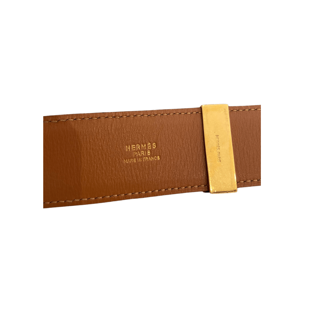Hermes HERMÈS belt Medor dog collar in ostrich leather Size ONE SIZE - 3 Thumbnail