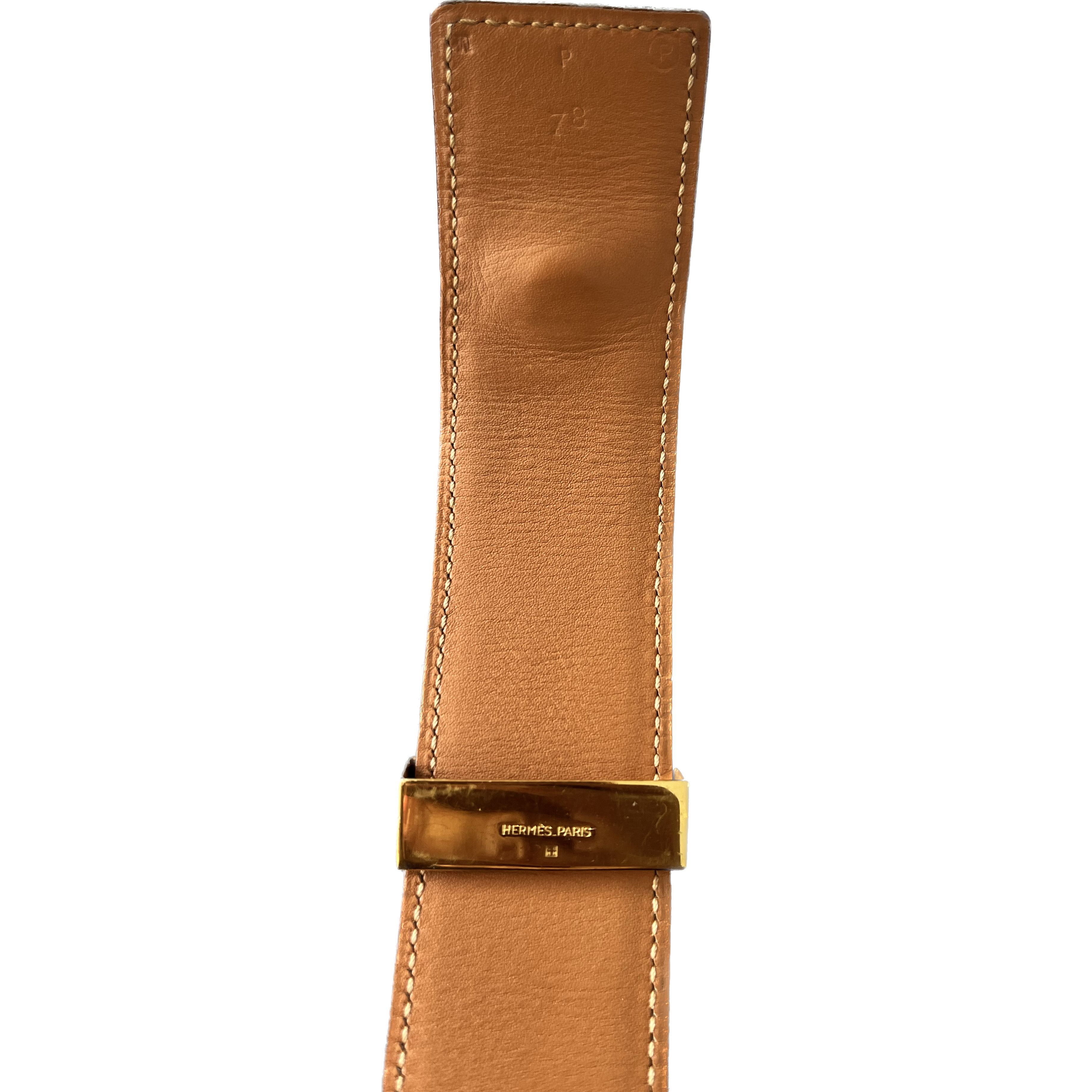 Hermes HERMÈS belt Medor dog collar in ostrich leather Size ONE SIZE - 10 Thumbnail
