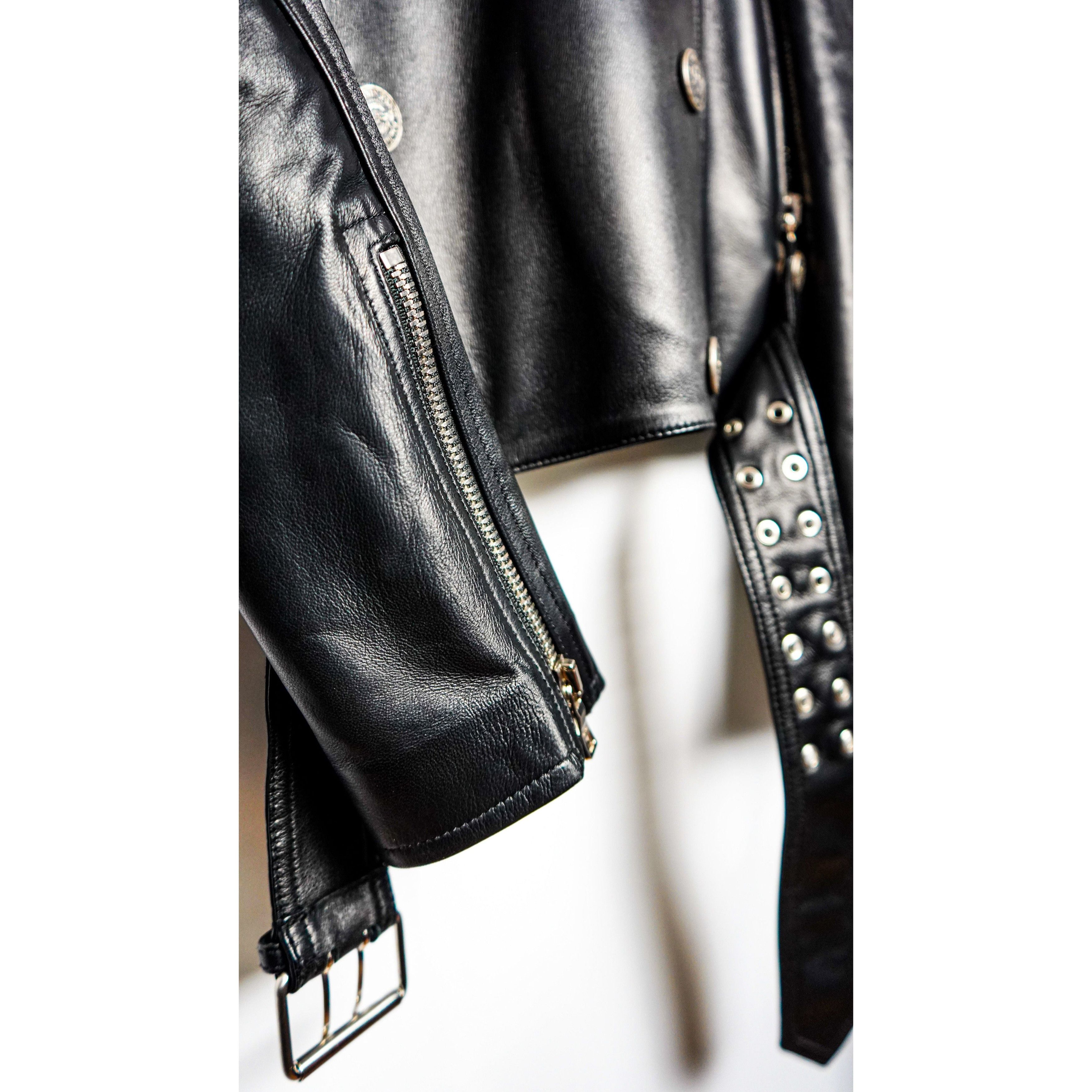Balmain BALMAIN Calfskin biker jacket Size M / US 6-8 / IT 42-44 - 6 Thumbnail