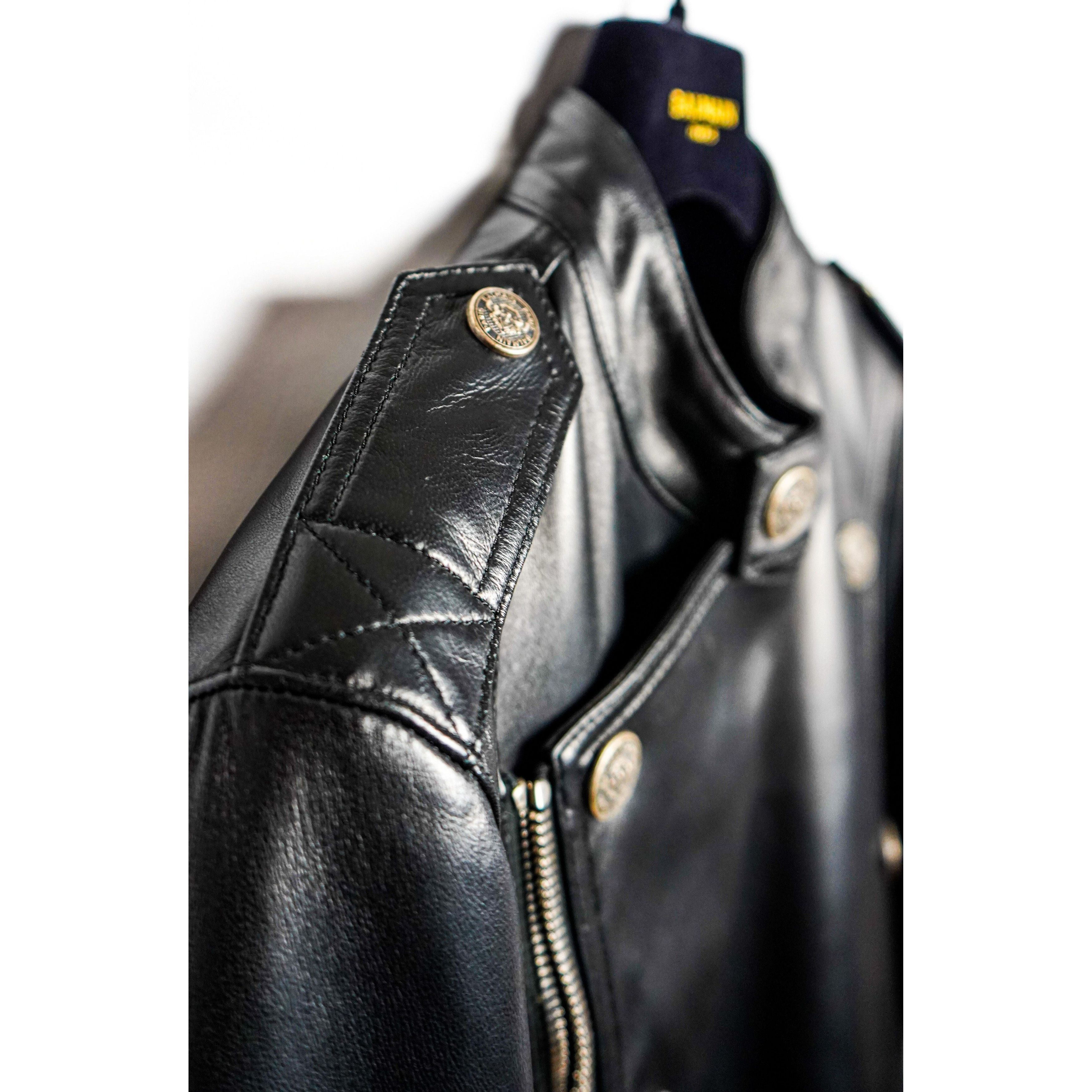 Balmain BALMAIN Calfskin biker jacket Size M / US 6-8 / IT 42-44 - 3 Thumbnail
