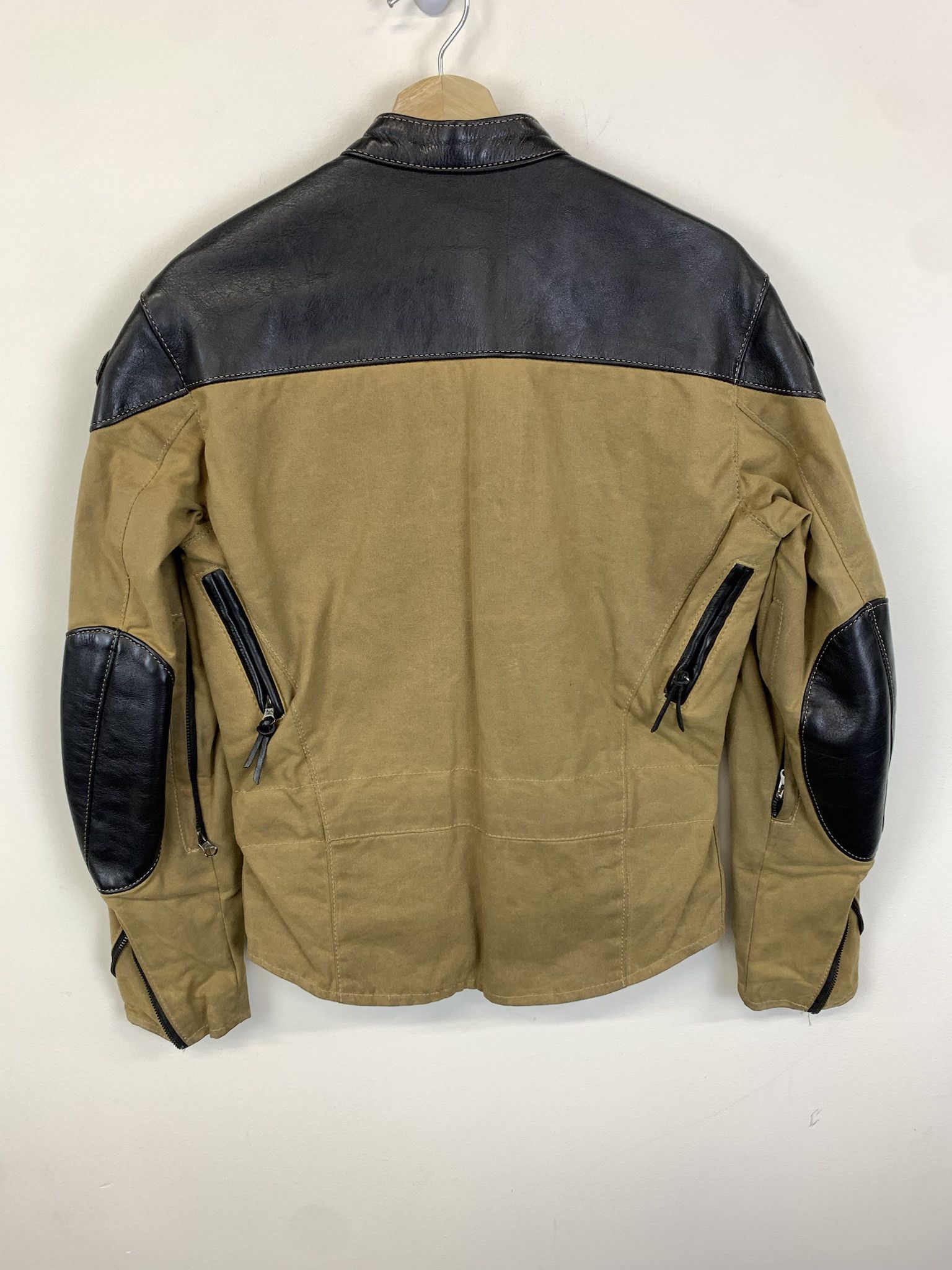 Vintage Vintage Vanson Leathers Biker Jacket 1990s Leather canvas Zip Up Motorcycle Jacket Size XS Size US XS / EU 42 / 0 - 4 Thumbnail