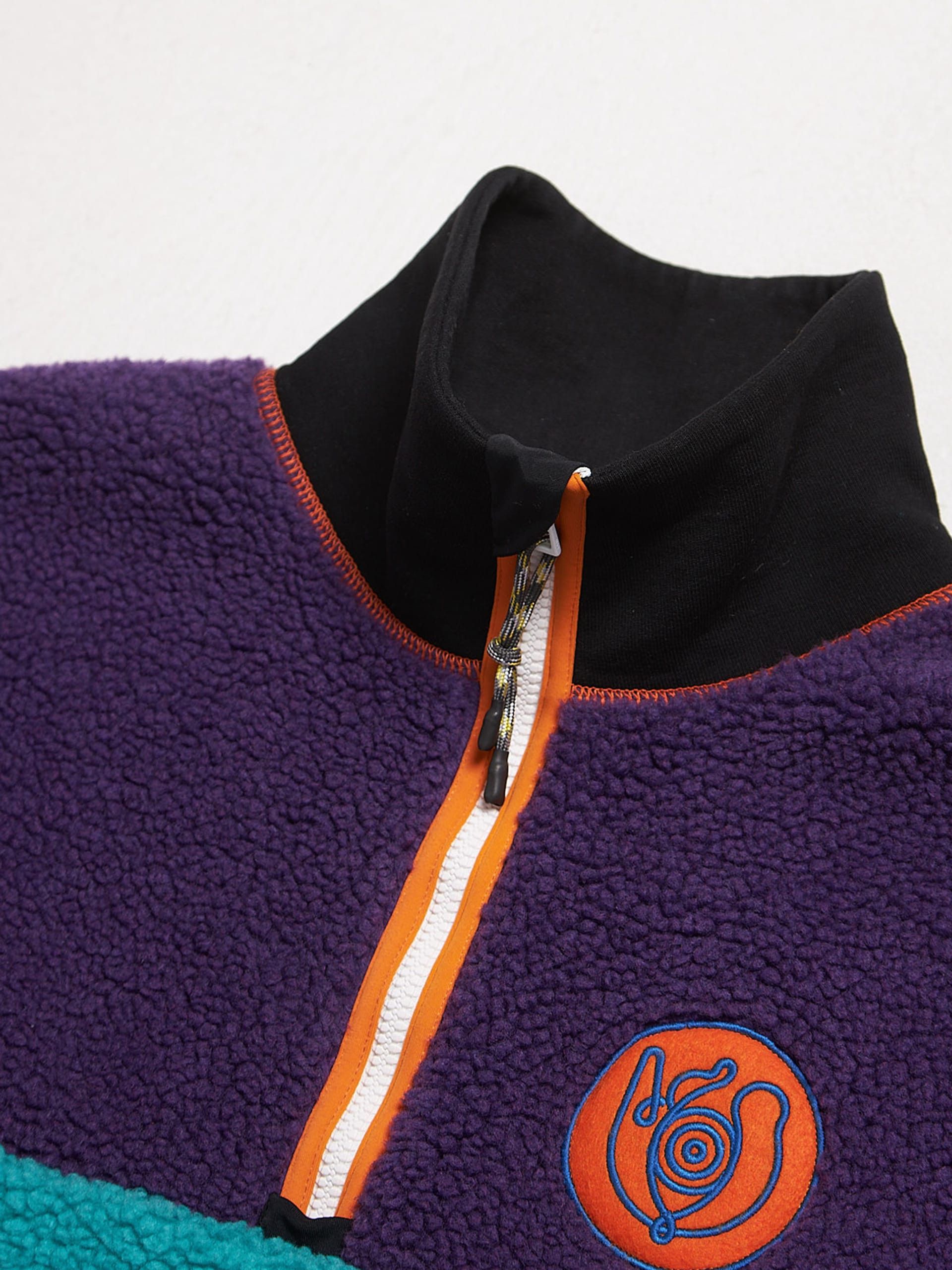 Loewe Half Zipped Colour Block Fleece Sweatshirt Size US M / EU 48-50 / 2 - 3 Thumbnail
