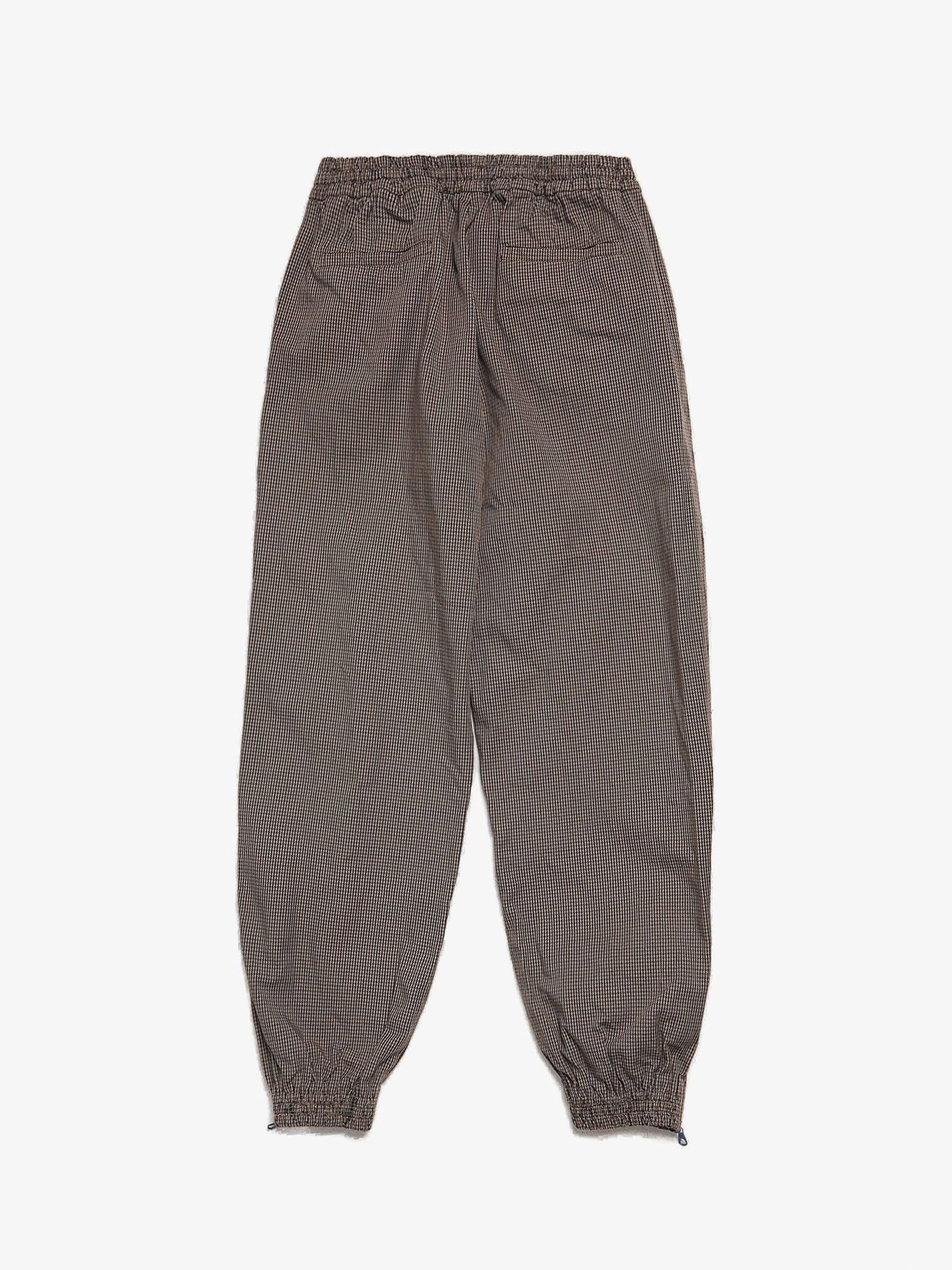 Tres Bien Brown & Beige Laced Polyamide Jogger Pants Size US 34 / EU 50 - 2 Thumbnail