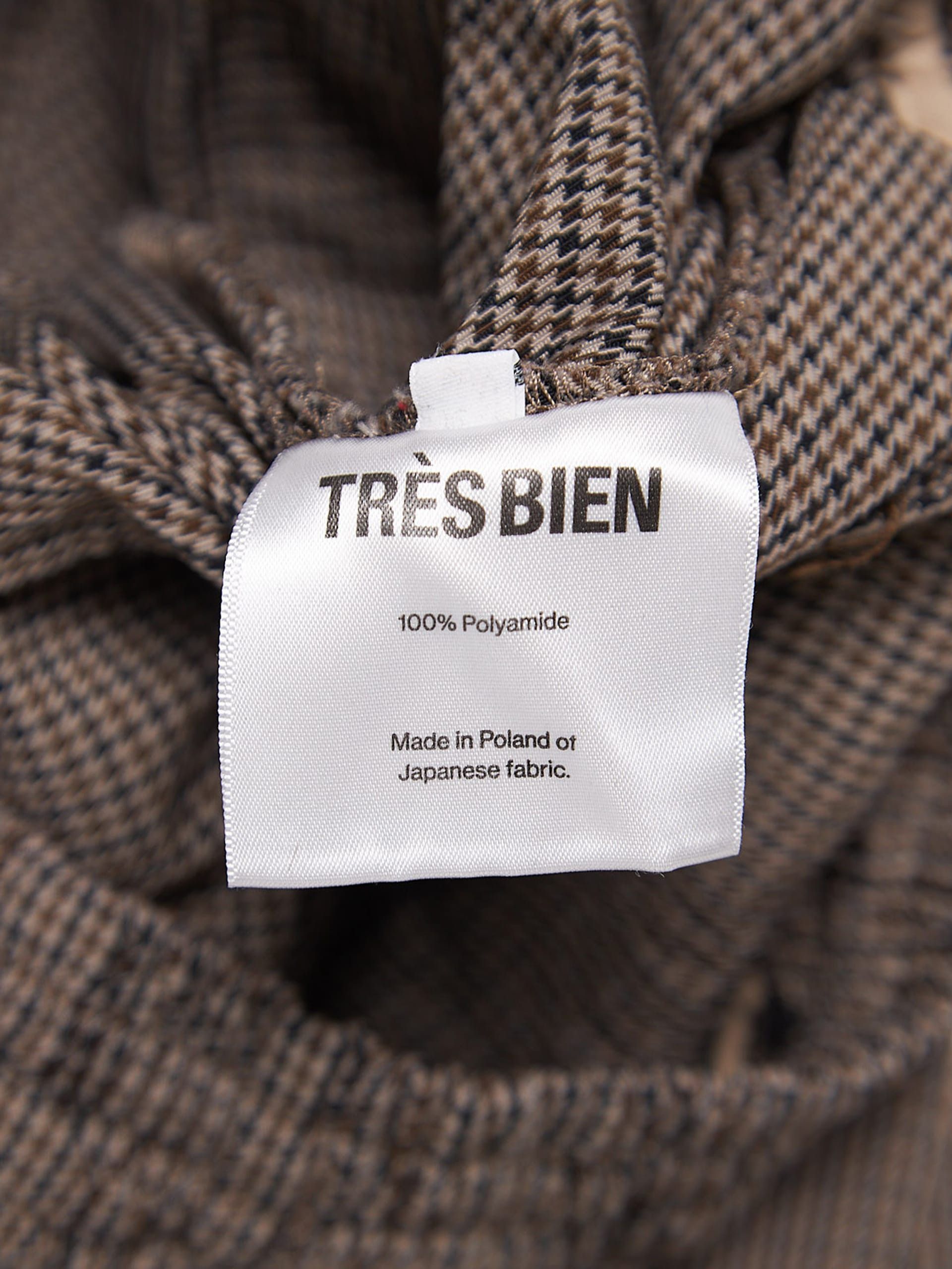 Tres Bien Brown & Beige Laced Polyamide Jogger Pants Size US 34 / EU 50 - 5 Thumbnail