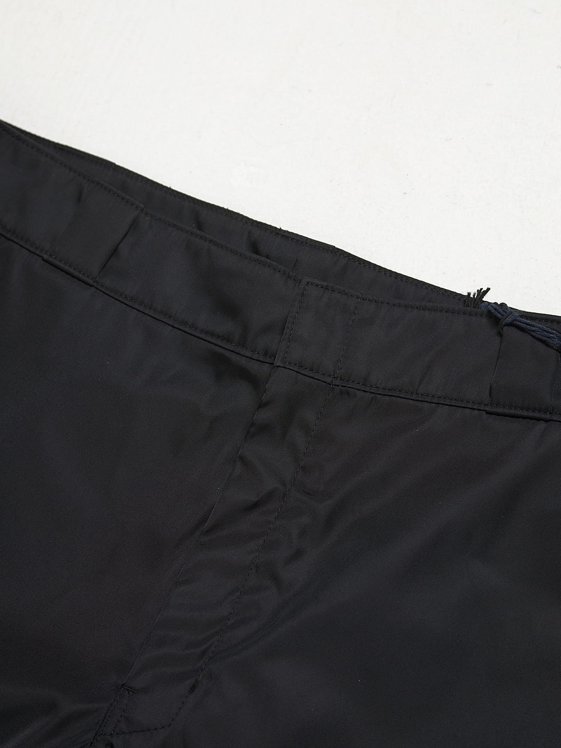 Prada Black Zipped Logo Patched Polyamide Shorts Size US 34 / EU 50 - 3 Thumbnail