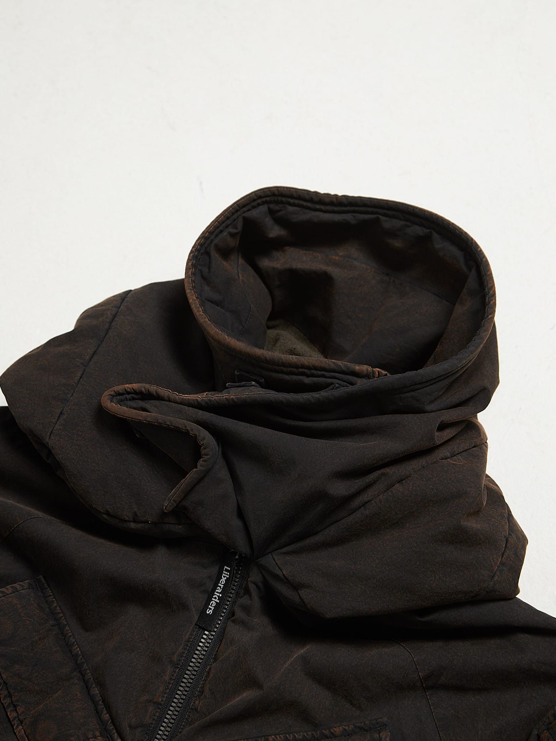 Liberaiders Brown Washed Cotton Downjacket Size US L / EU 52-54 / 3 - 2 Thumbnail