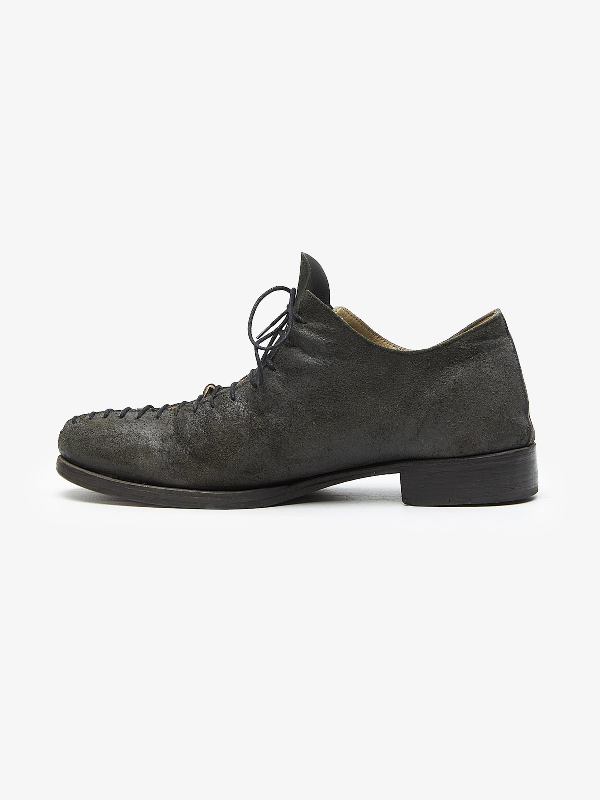 Ma+ Dark Gray Full Laced Suede Derby Size US 9 / EU 42 - 3 Thumbnail
