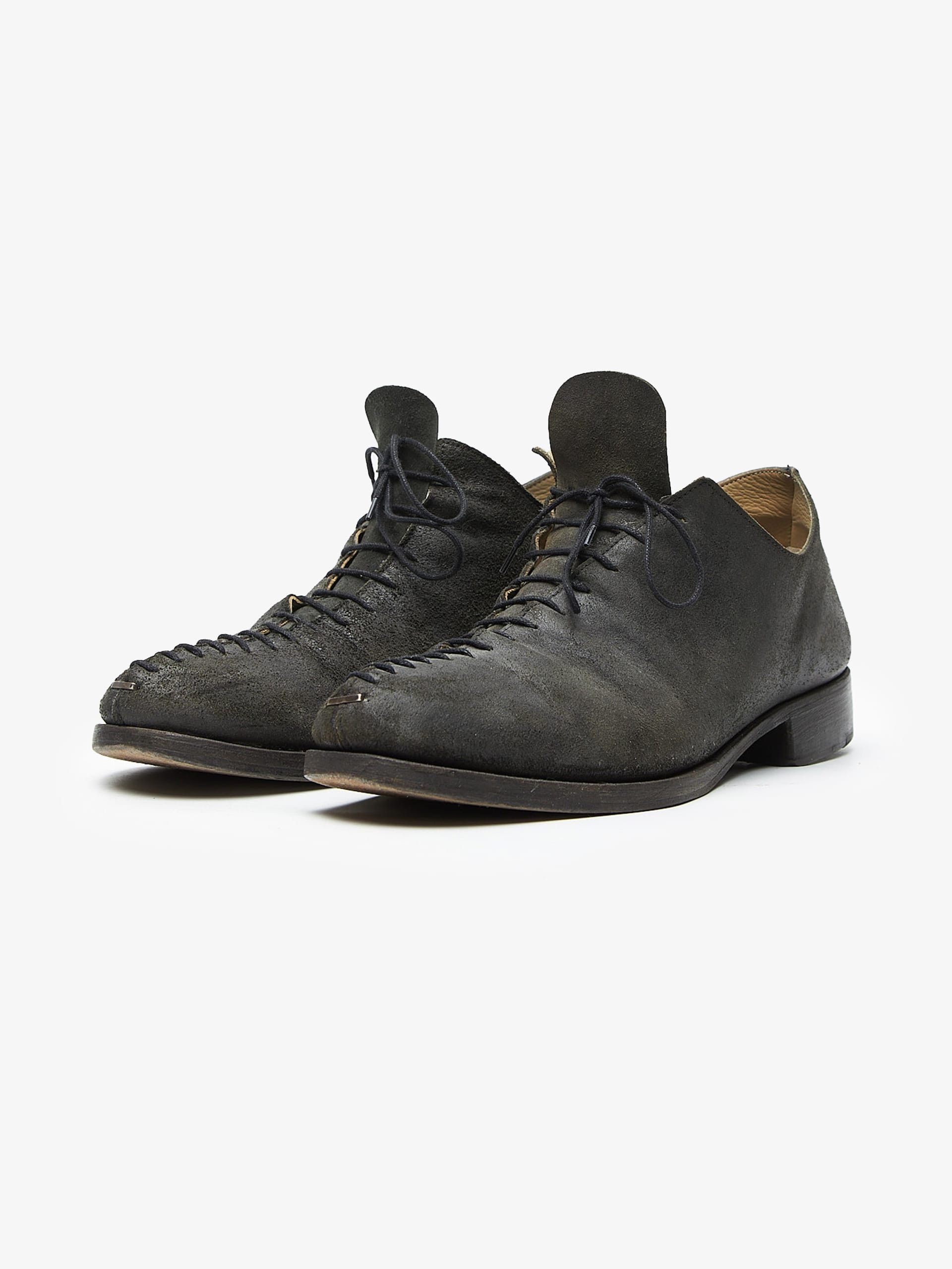 Ma+ Dark Gray Full Laced Suede Derby Size US 9 / EU 42 - 2 Thumbnail