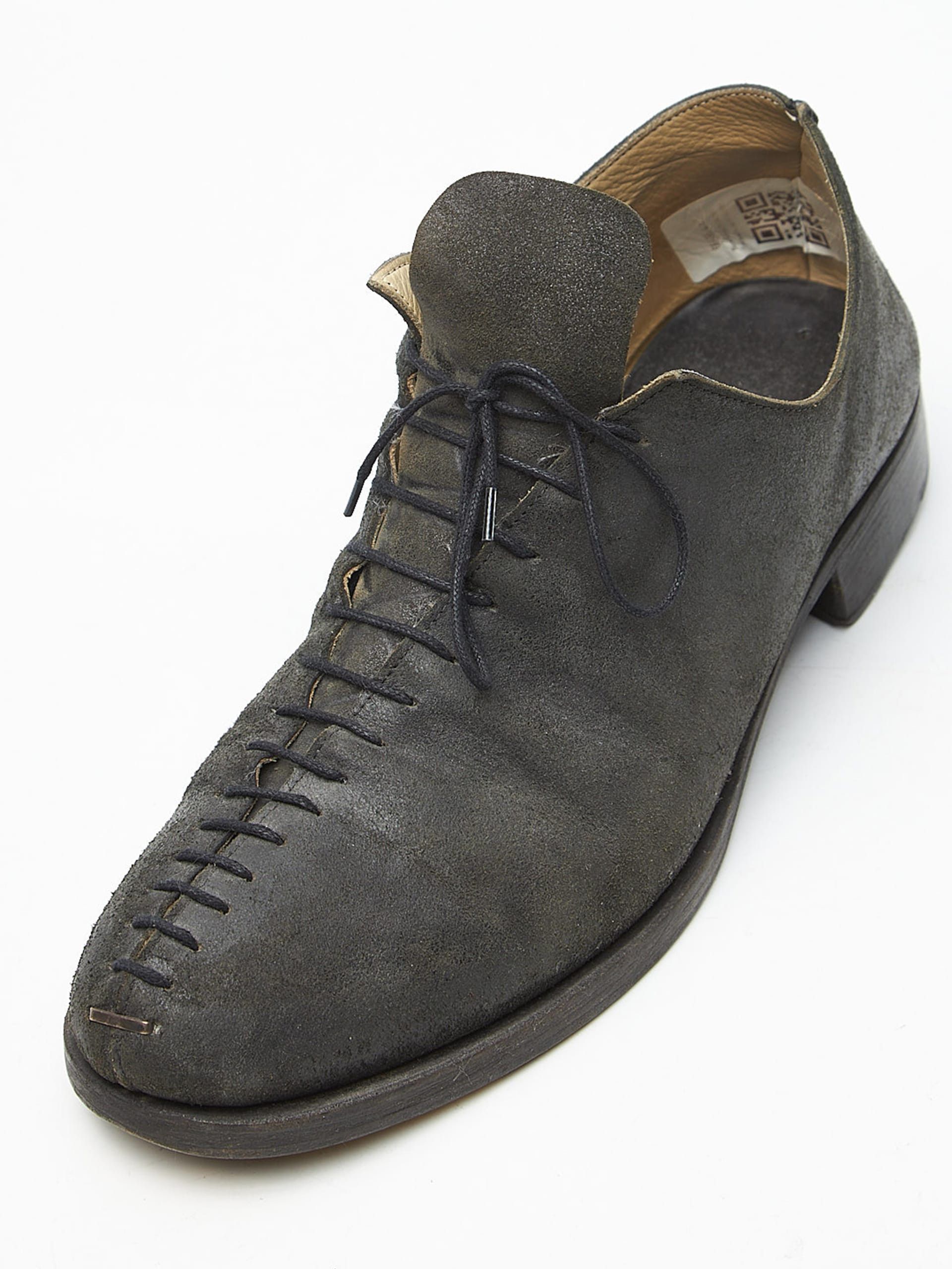 Ma+ Dark Gray Full Laced Suede Derby Size US 9 / EU 42 - 4 Thumbnail
