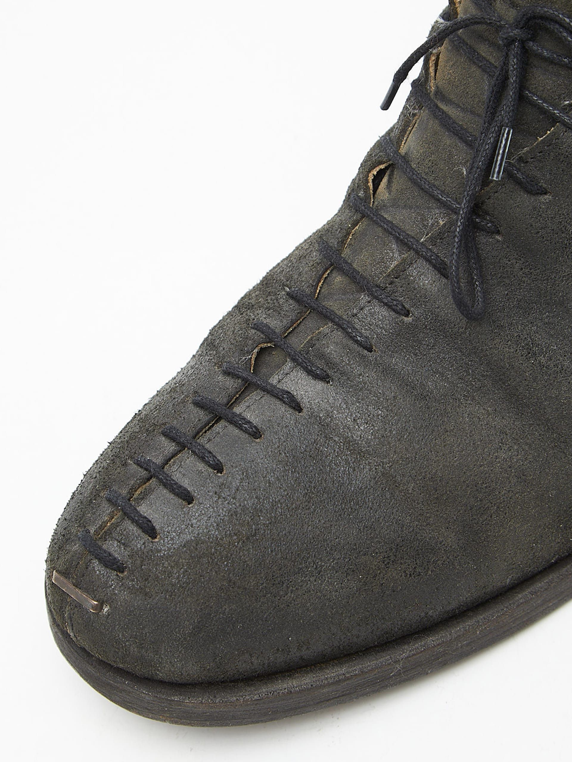 Ma+ Dark Gray Full Laced Suede Derby Size US 9 / EU 42 - 5 Thumbnail