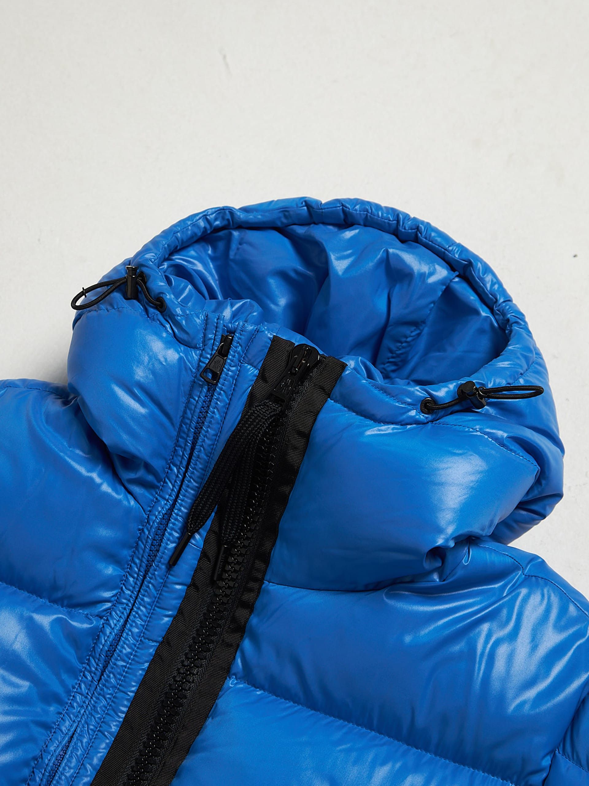 Moncler Light Blue Zipped Polyamide Puffer Size US XL / EU 56 / 4 - 3 Thumbnail