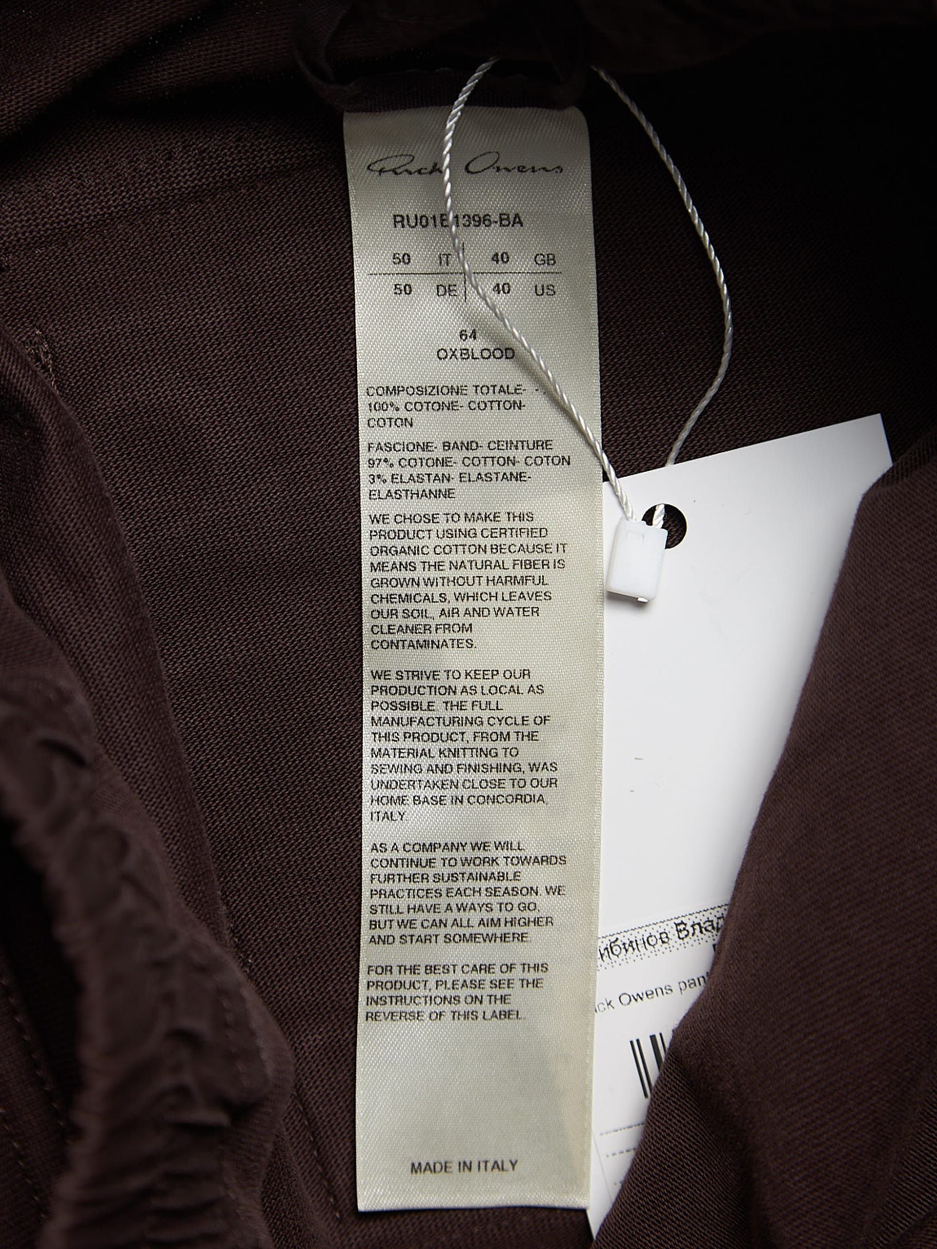 Rick Owens Vinous Laced Vinous Cargo Pants Size US 34 / EU 50 - 4 Thumbnail