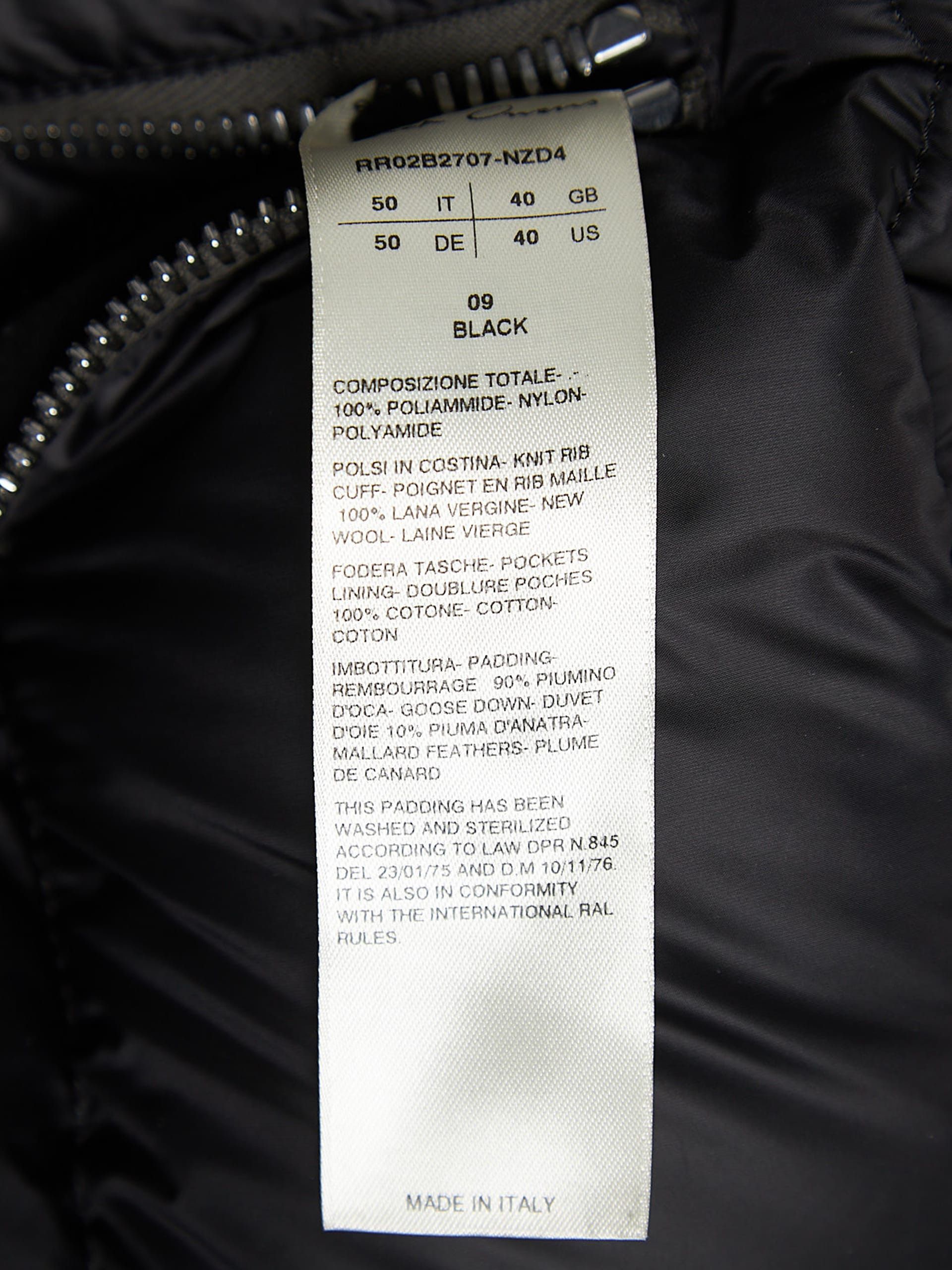 Rick Owens Black Gimp Polyamide Downjacket Size US M / EU 48-50 / 2 - 5 Thumbnail