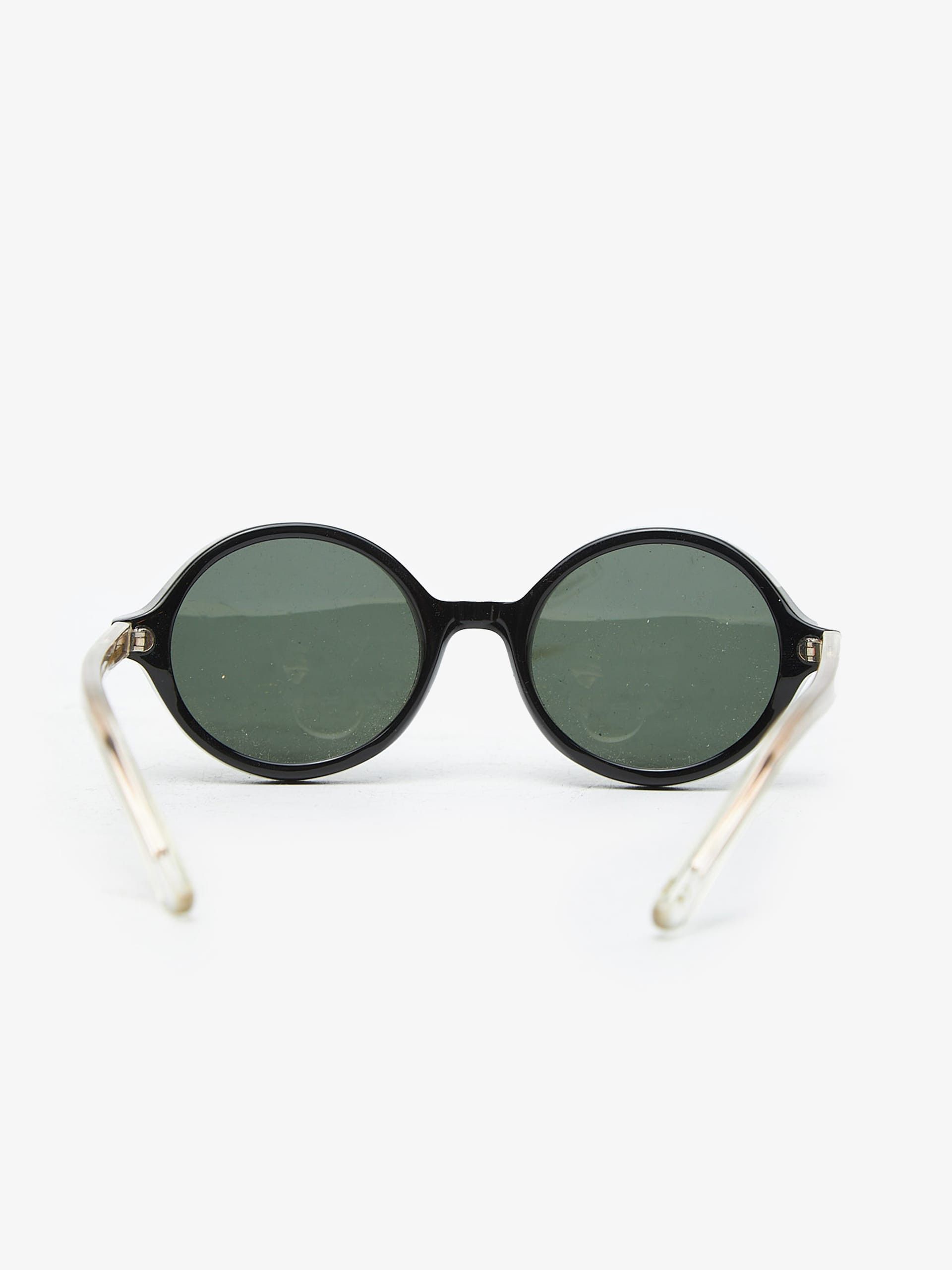 Han Kjobenhavn Black Round Sunglasses Size ONE SIZE - 3 Thumbnail