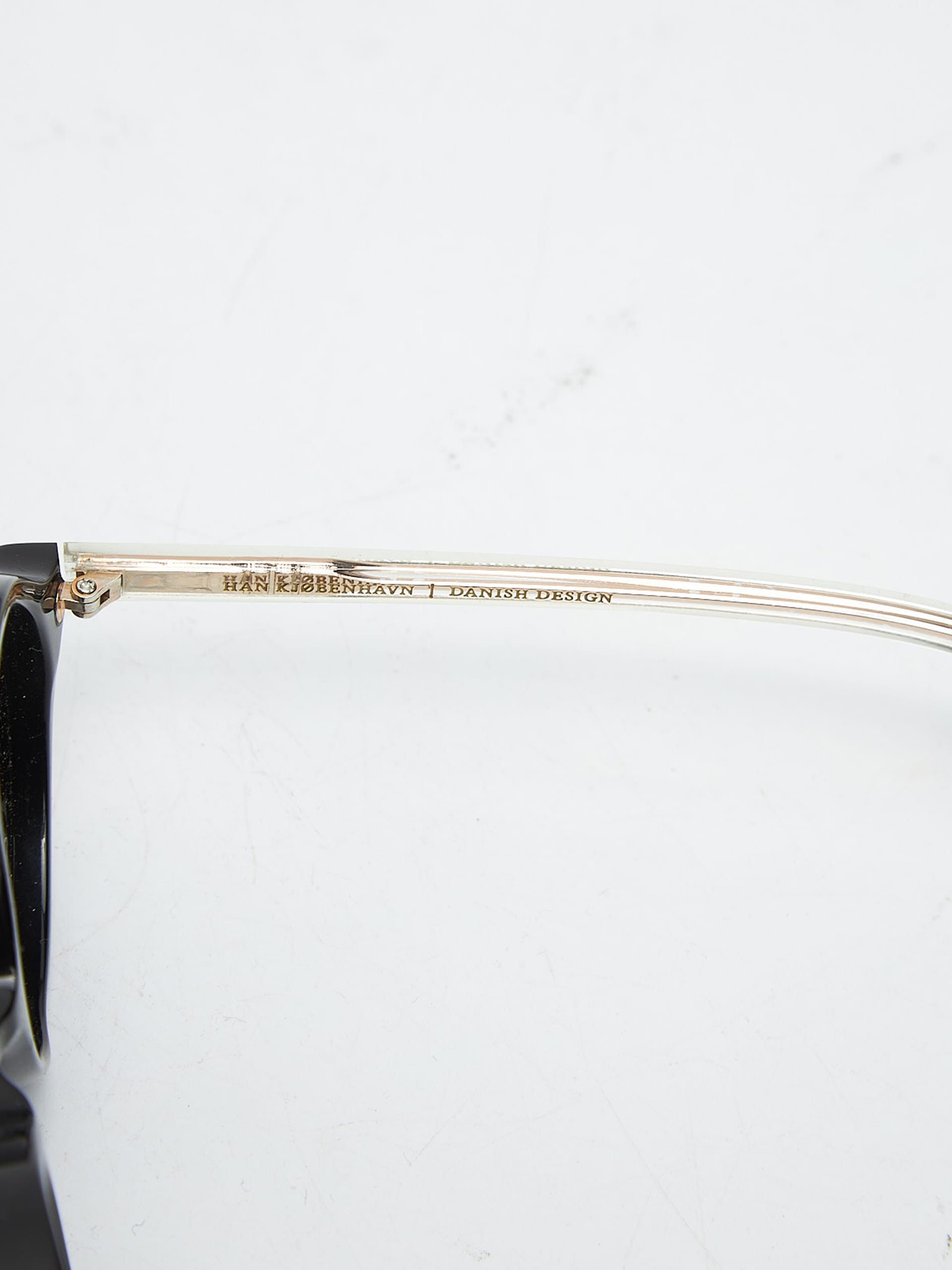 Han Kjobenhavn Black Round Sunglasses Size ONE SIZE - 4 Thumbnail