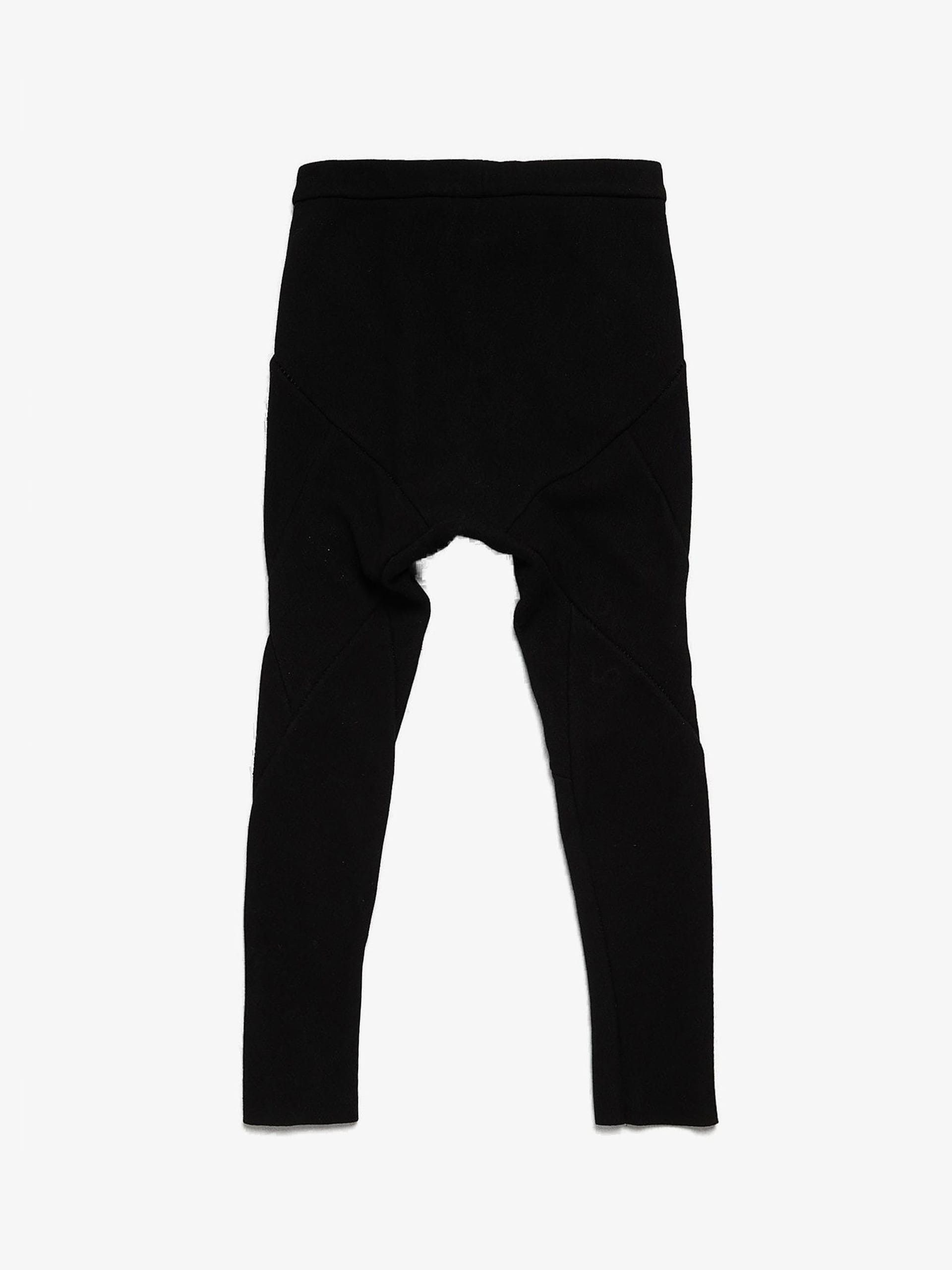 Leon Emanuel Blanck Black Deconstructed Drop Crotch Pants Size US 31 - 2 Thumbnail