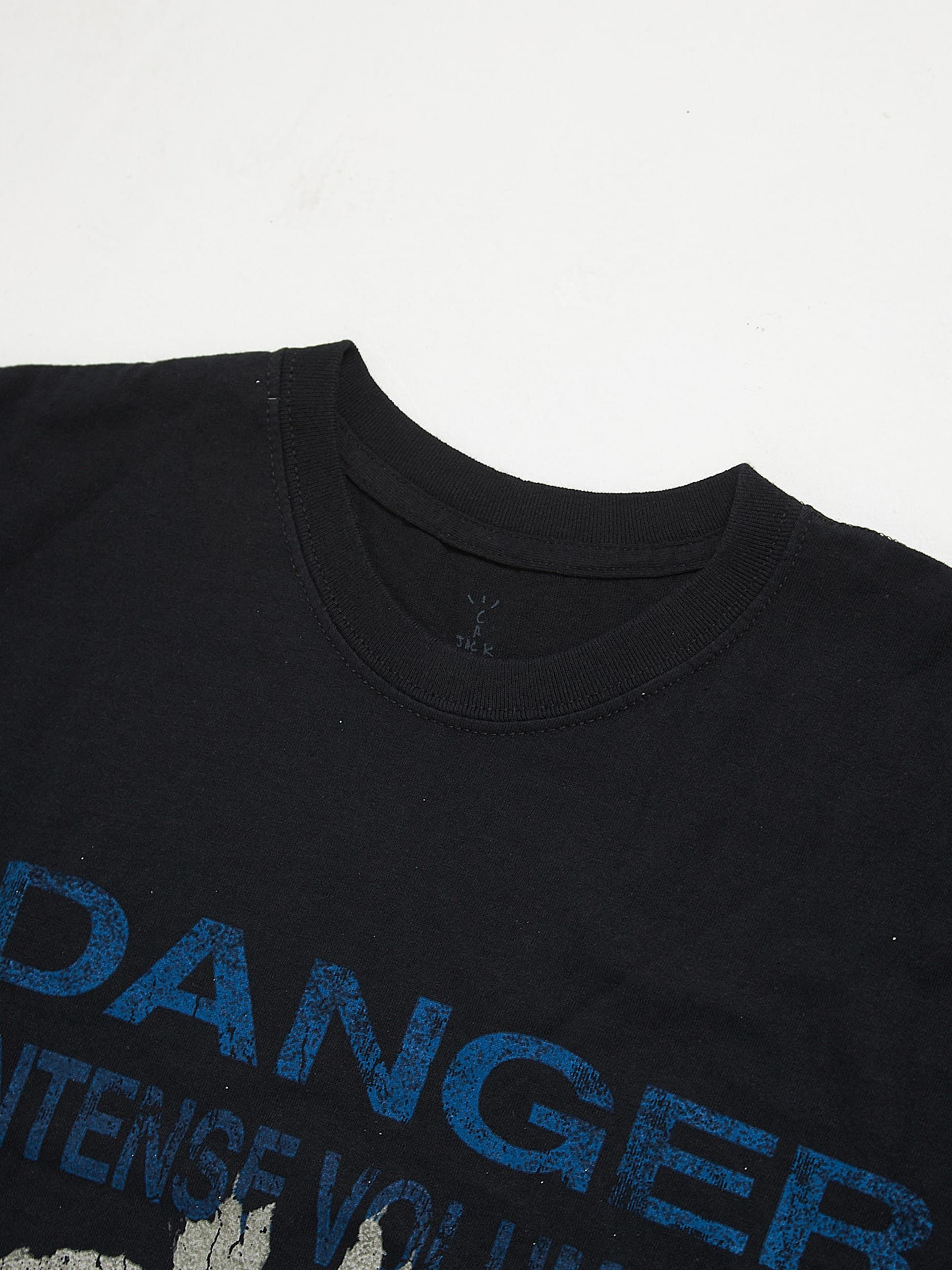 Fragment Design Black Danger Printed Cotton T Shirt Size US M / EU 48-50 / 2 - 3 Thumbnail