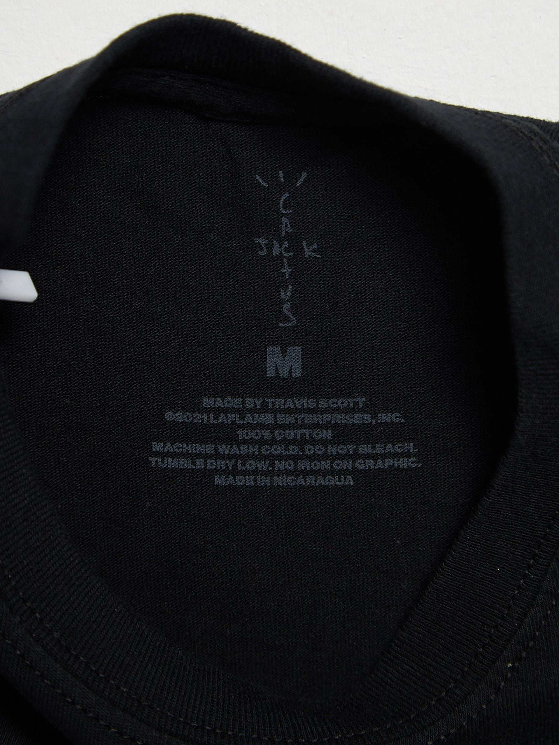 Fragment Design Black Danger Printed Cotton T Shirt Size US M / EU 48-50 / 2 - 4 Thumbnail