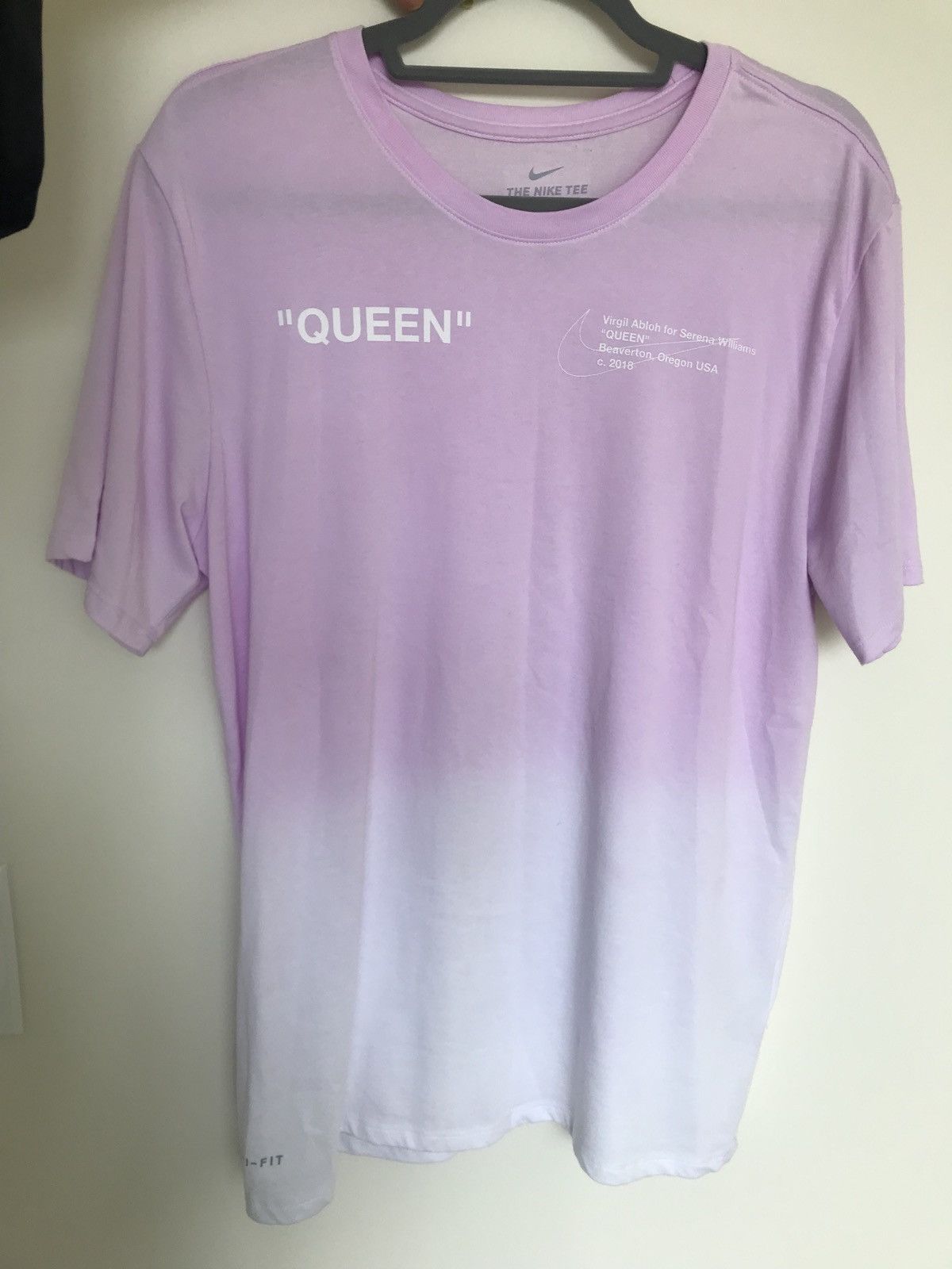 Off White QUEEN Virgil Abloh x Serena Williams limited t shirt Grailed