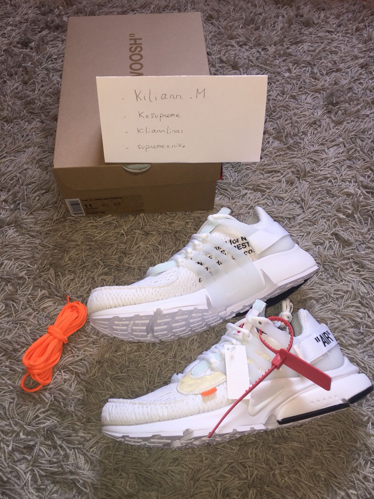 Facture presto off online white