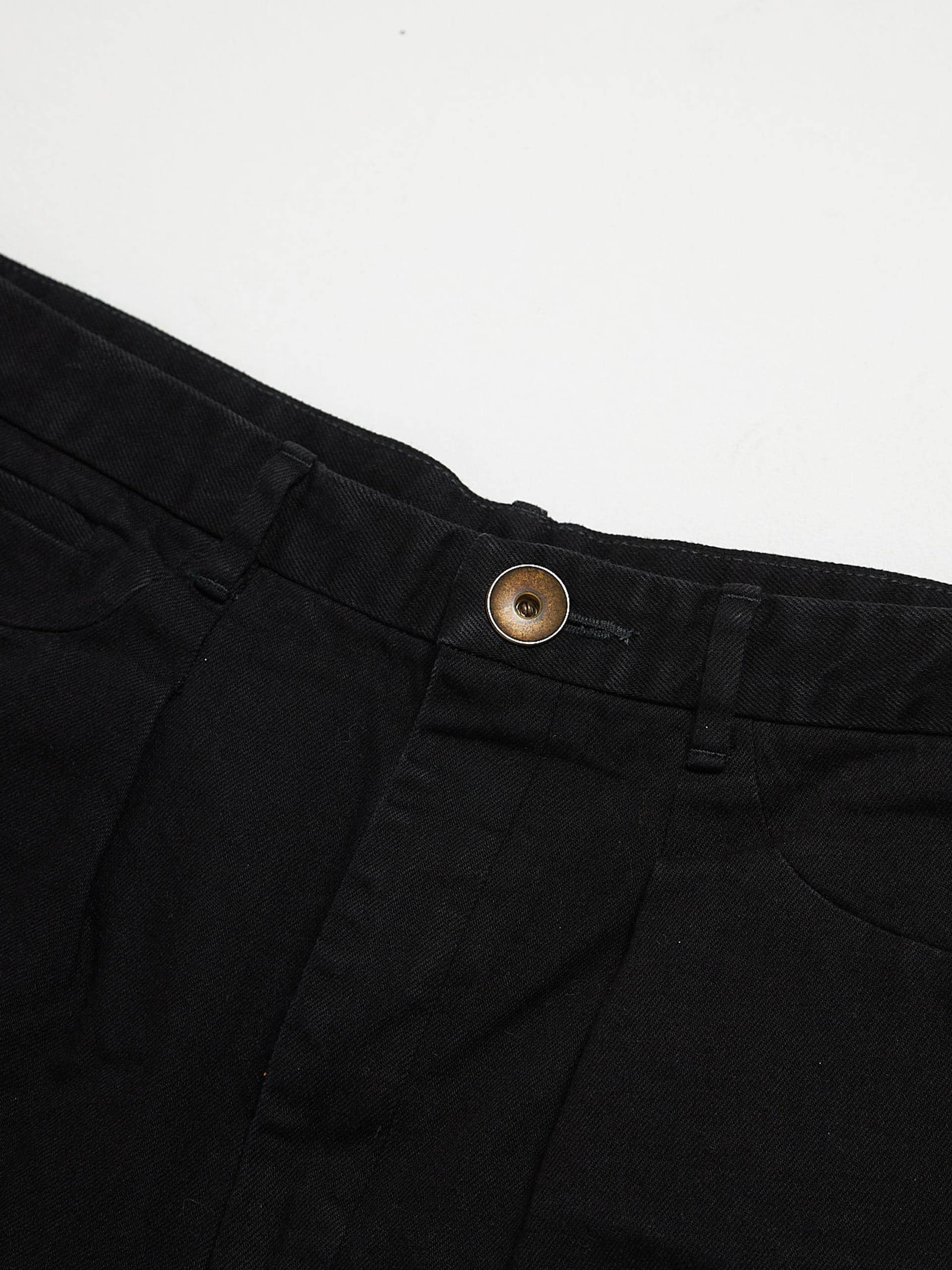 Maison MIHARA YASUHIRO Black Wide Cotton Denim Size US 34 / EU 50 - 3 Thumbnail