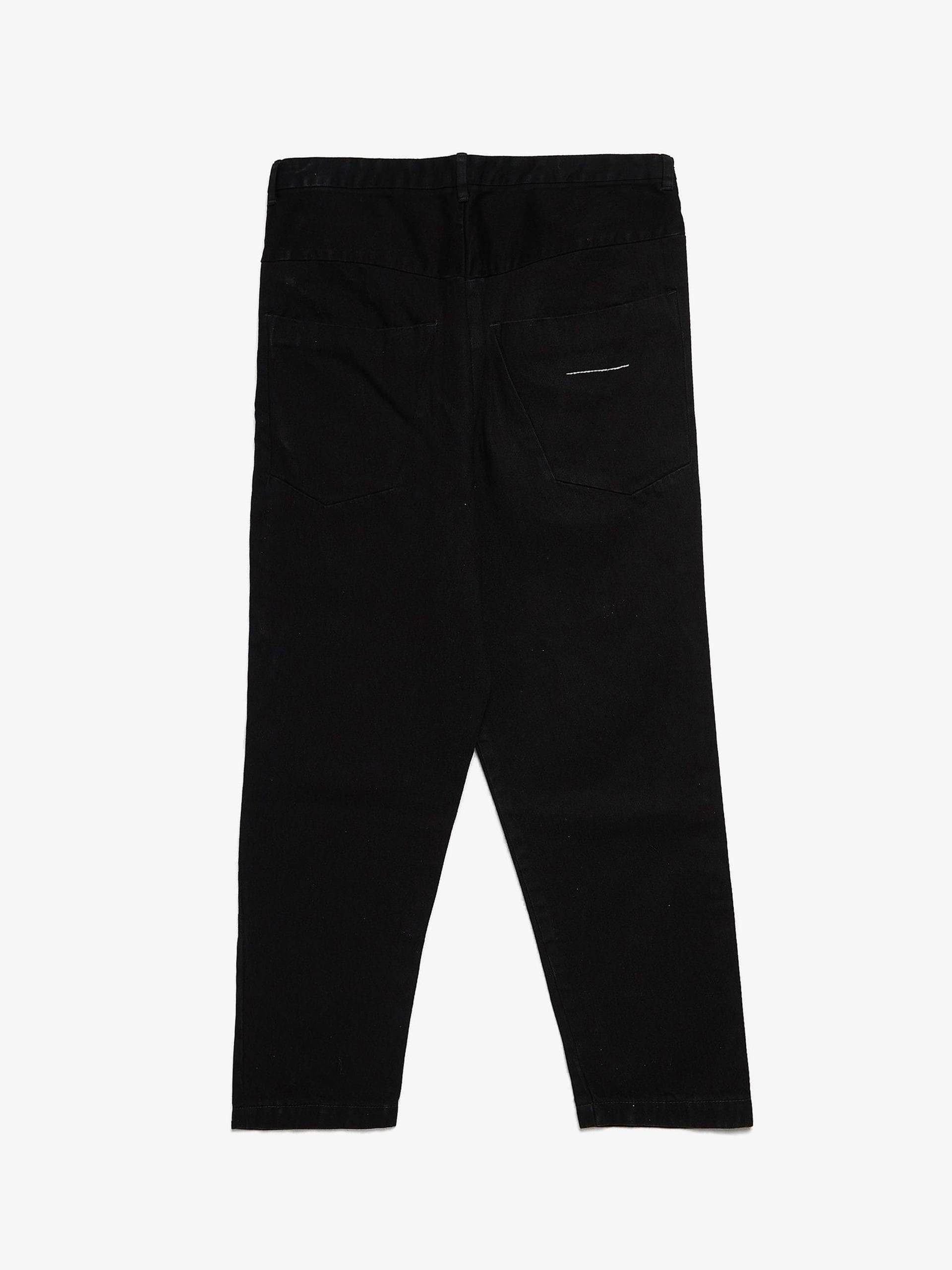 Maison MIHARA YASUHIRO Black Wide Cotton Denim Size US 34 / EU 50 - 2 Thumbnail