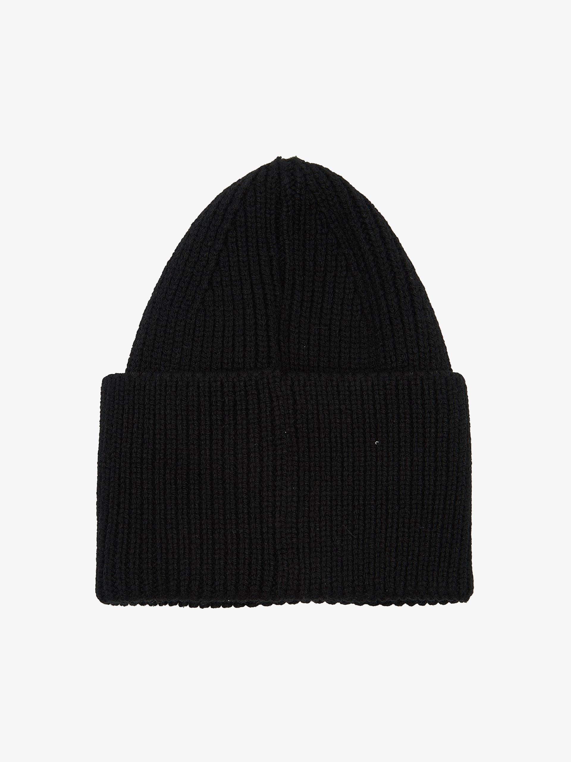 Palm Angels Black Logo Embossed Beanie Size ONE SIZE - 2 Thumbnail