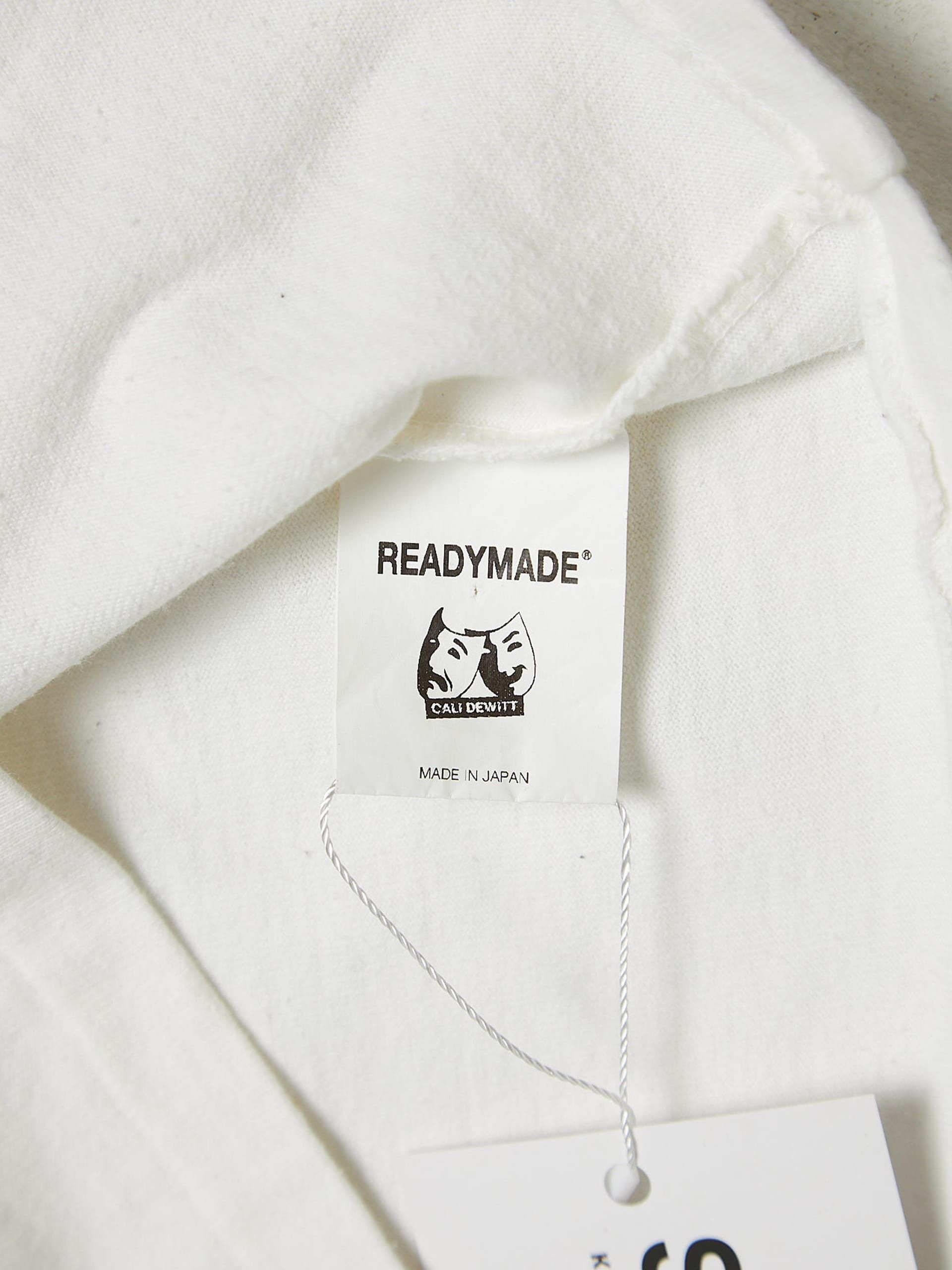 READYMADE White Logo Printed Cotton T Shirt Size US L / EU 52-54 / 3 - 4 Thumbnail