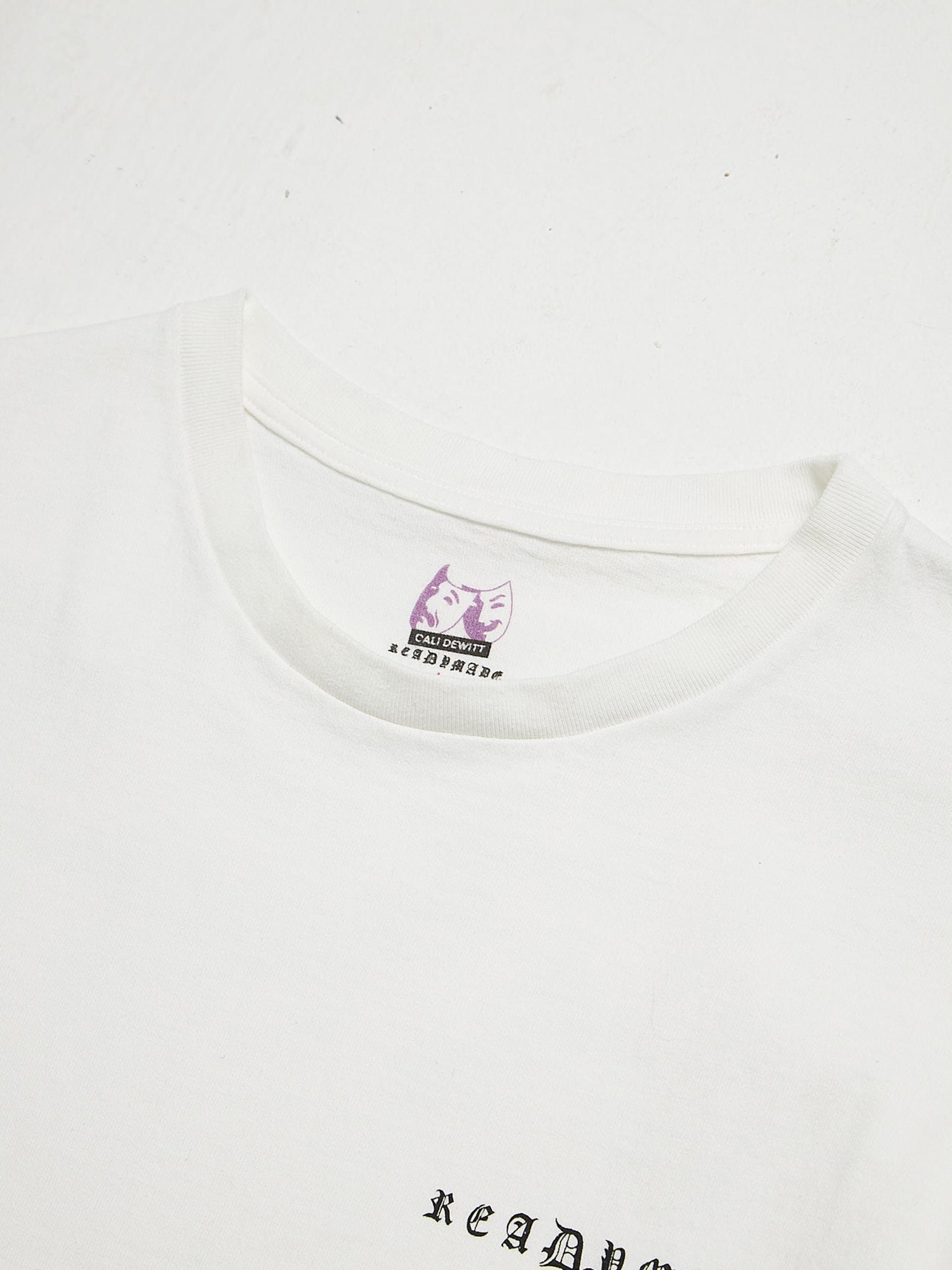 READYMADE White Logo Printed Cotton T Shirt Size US L / EU 52-54 / 3 - 3 Thumbnail