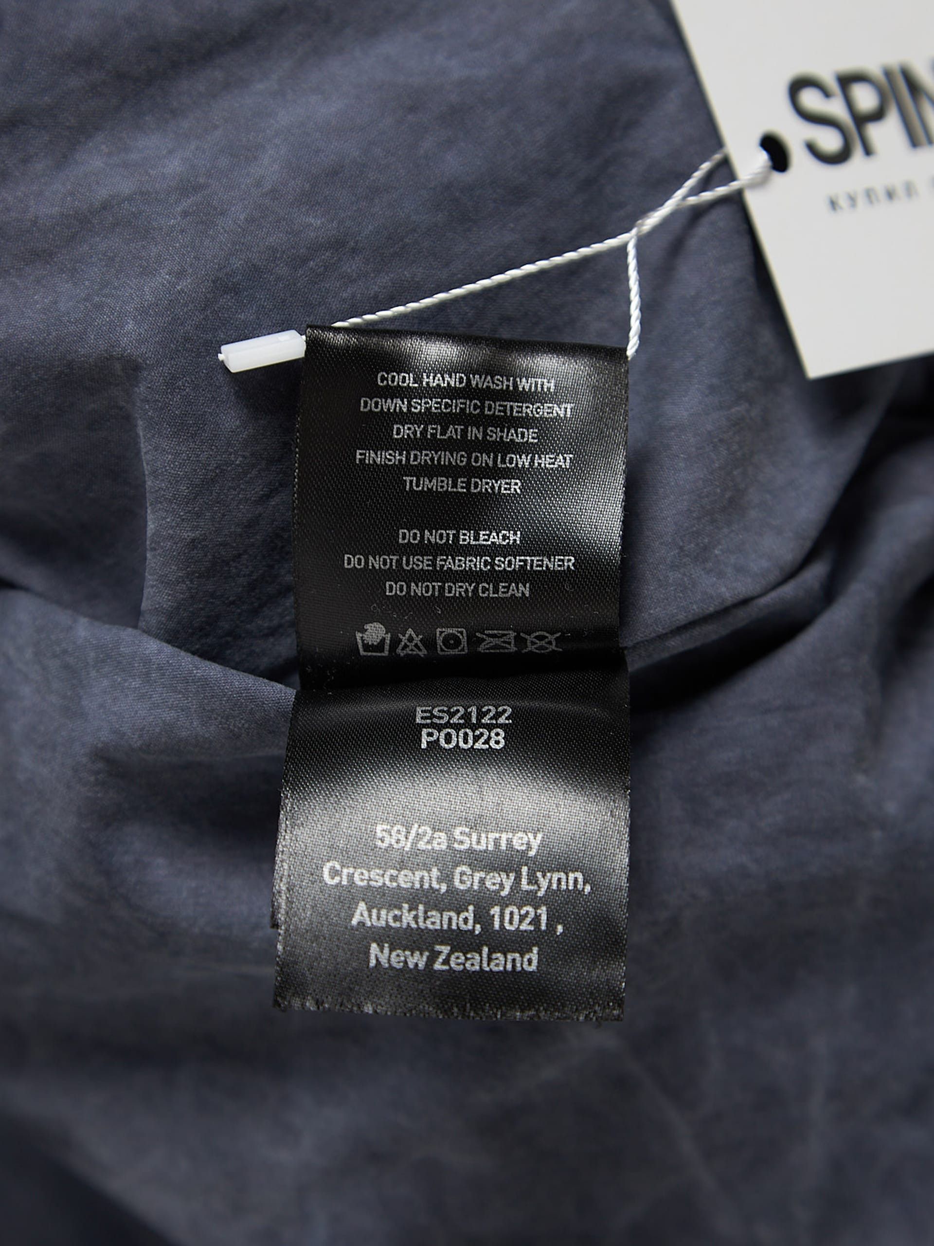 Entire Studios Gray Washed Waterproof Cotton Blend Downjacket Size US M / EU 48-50 / 2 - 5 Thumbnail