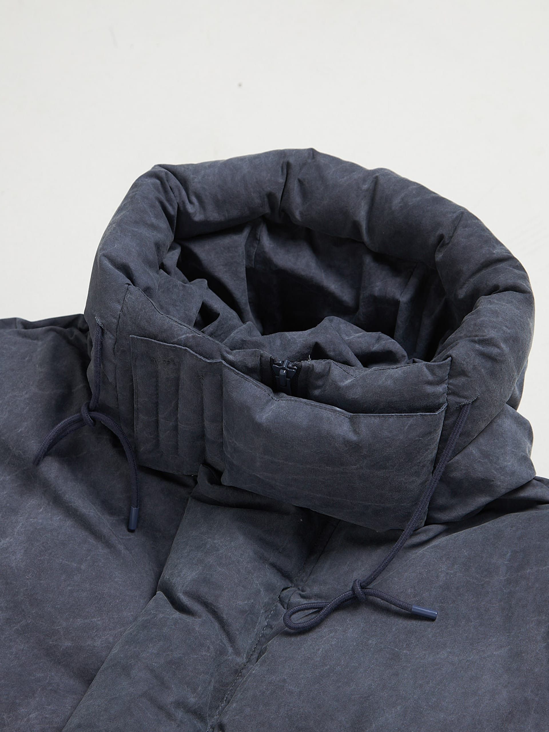 Entire Studios Gray Washed Waterproof Cotton Blend Downjacket Size US M / EU 48-50 / 2 - 3 Thumbnail