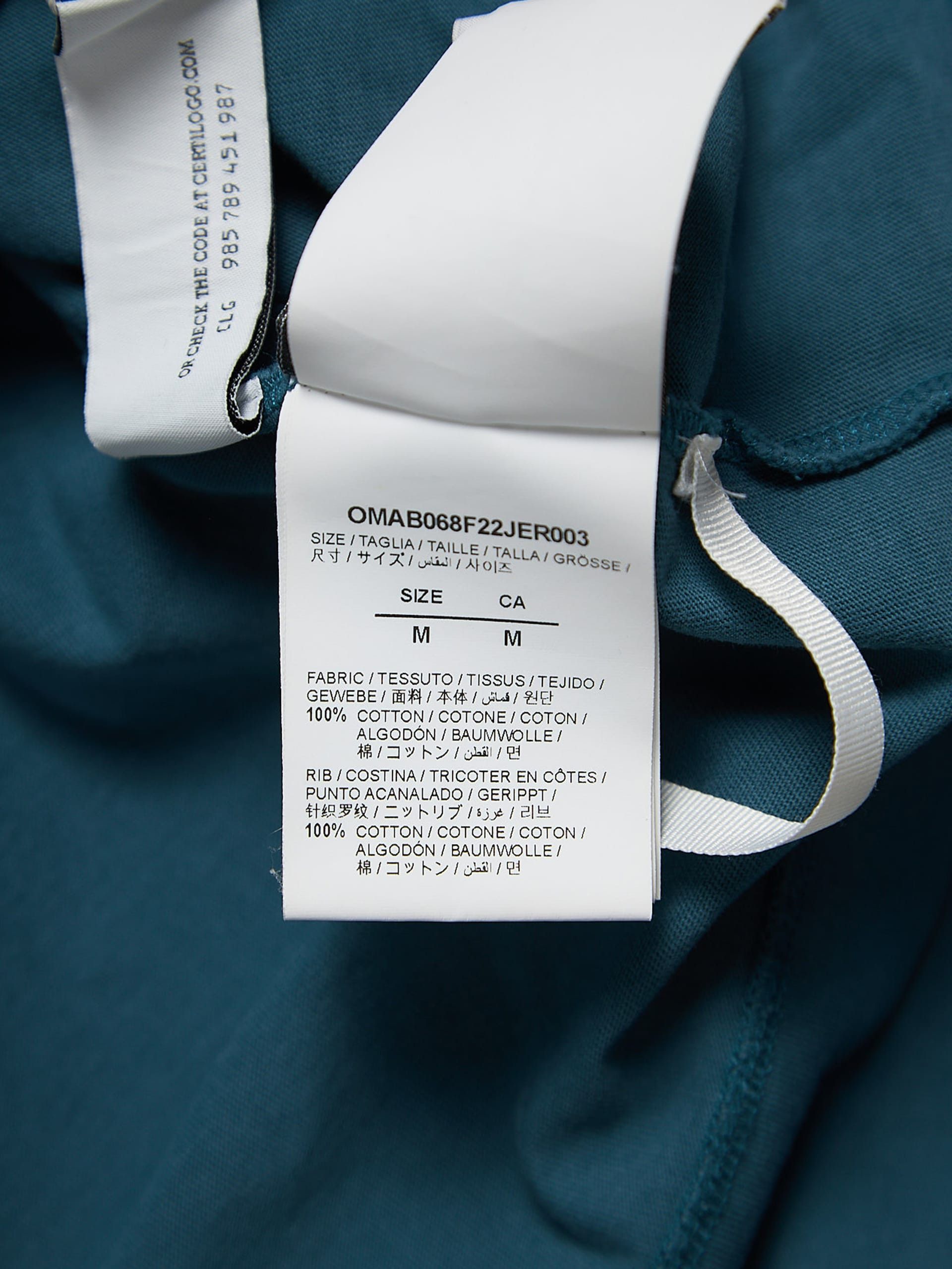 Off-White Emerald Double Layered Printed Cotton Longsleeve Size US M / EU 48-50 / 2 - 5 Thumbnail