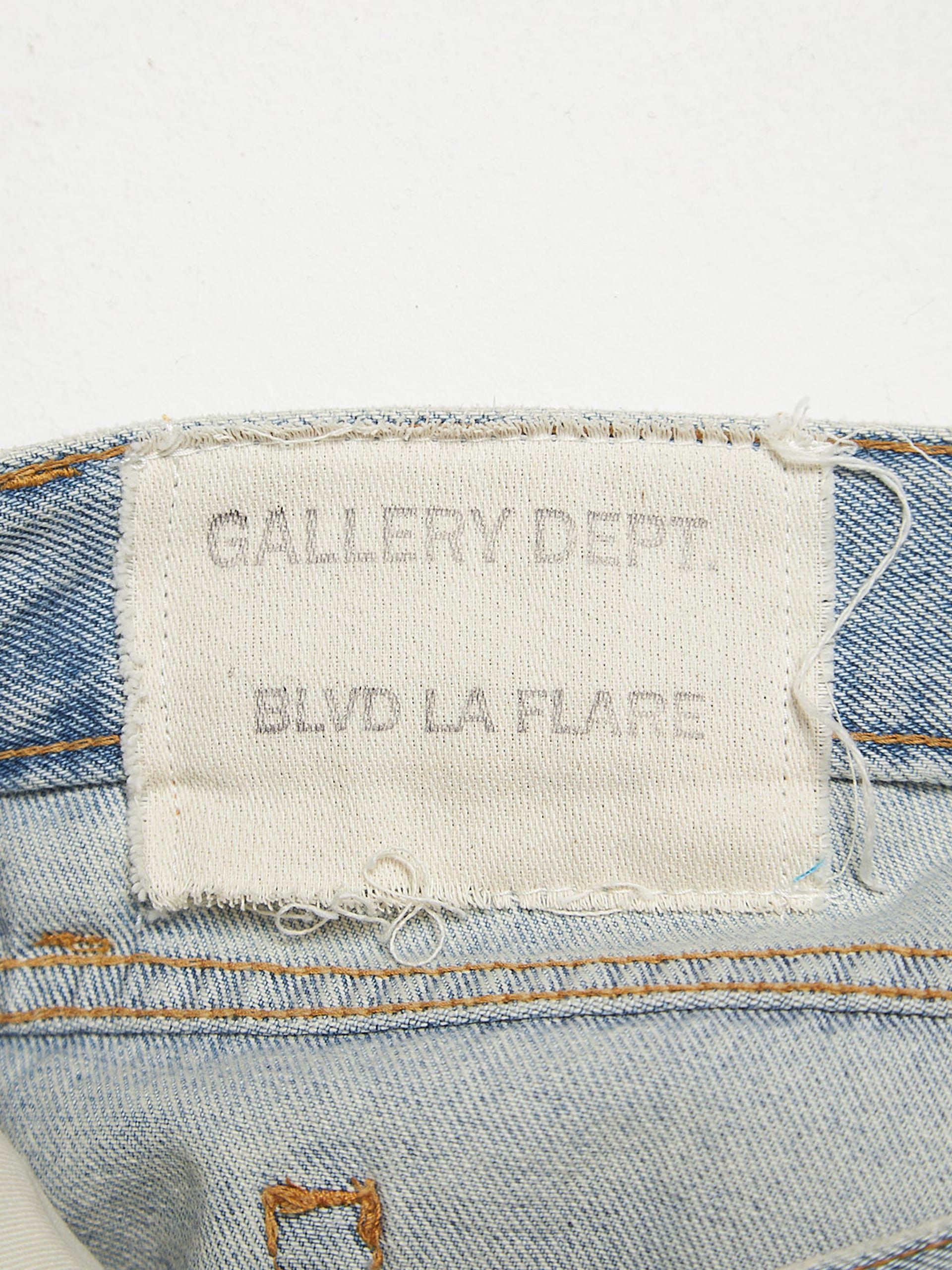 Gallery Dept. Blue Denim Fire Jeans Size US 34 / EU 50 - 4 Thumbnail