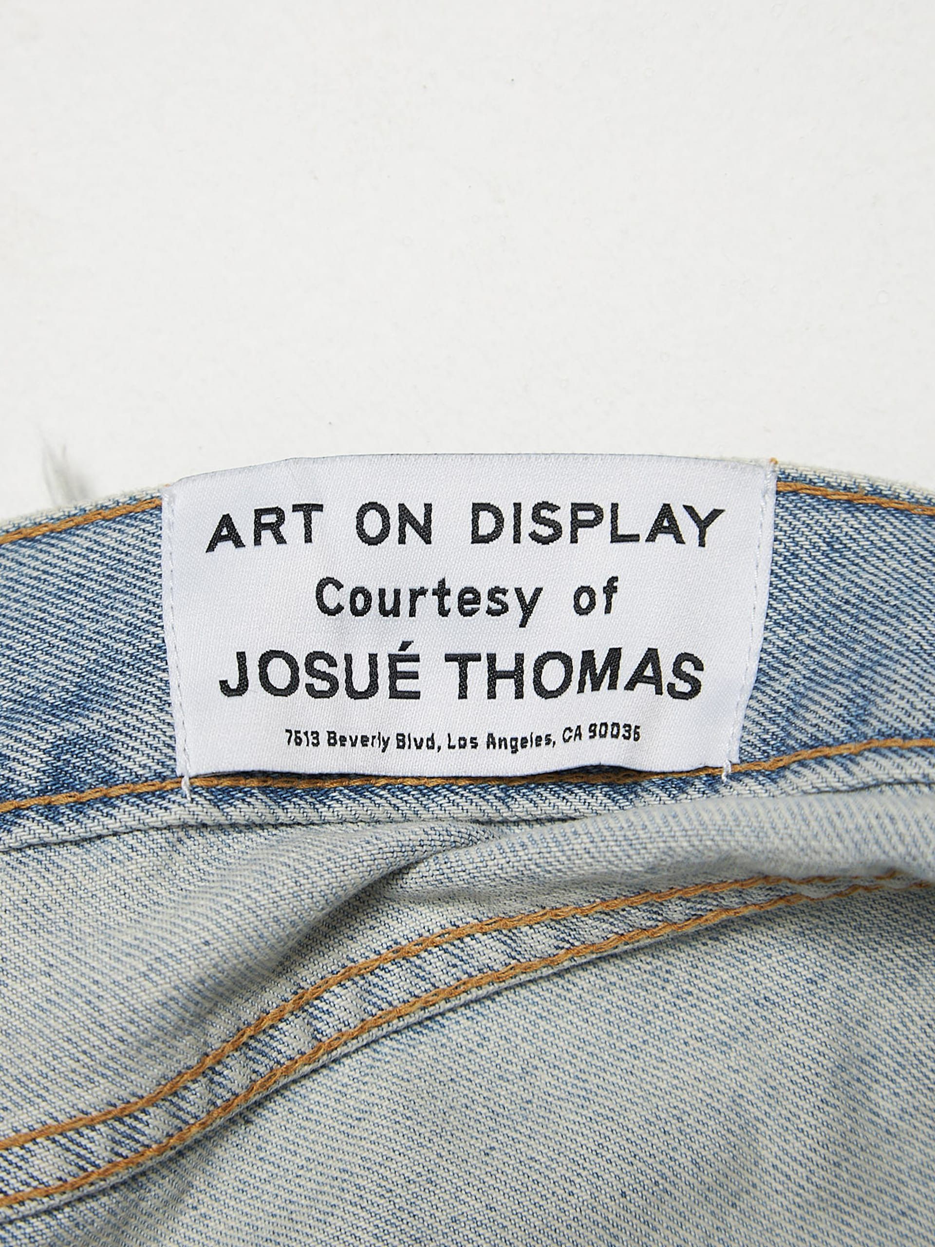 Gallery Dept. Blue Denim Fire Jeans Size US 34 / EU 50 - 6 Thumbnail