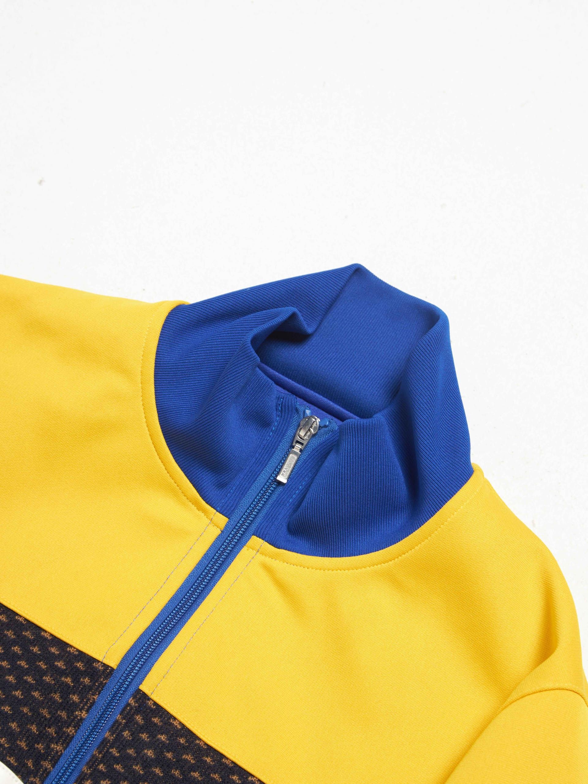 Junya Watanabe Blue and Yellow Colorblock Zipped Jacket Size US L / EU 52-54 / 3 - 3 Thumbnail