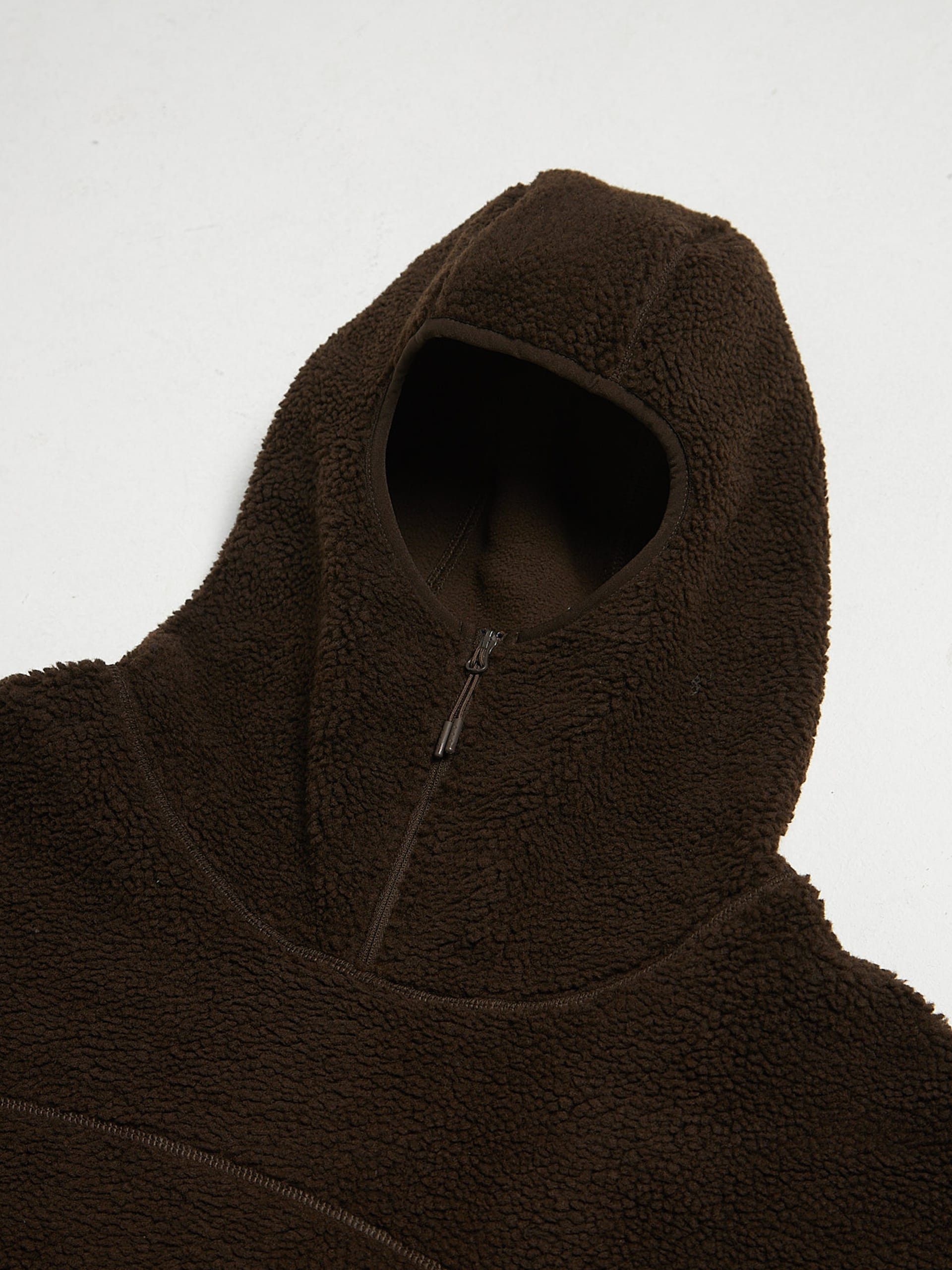 Entire Studios Brown Half Zipped Polyester Hoodie Size US L / EU 52-54 / 3 - 3 Thumbnail