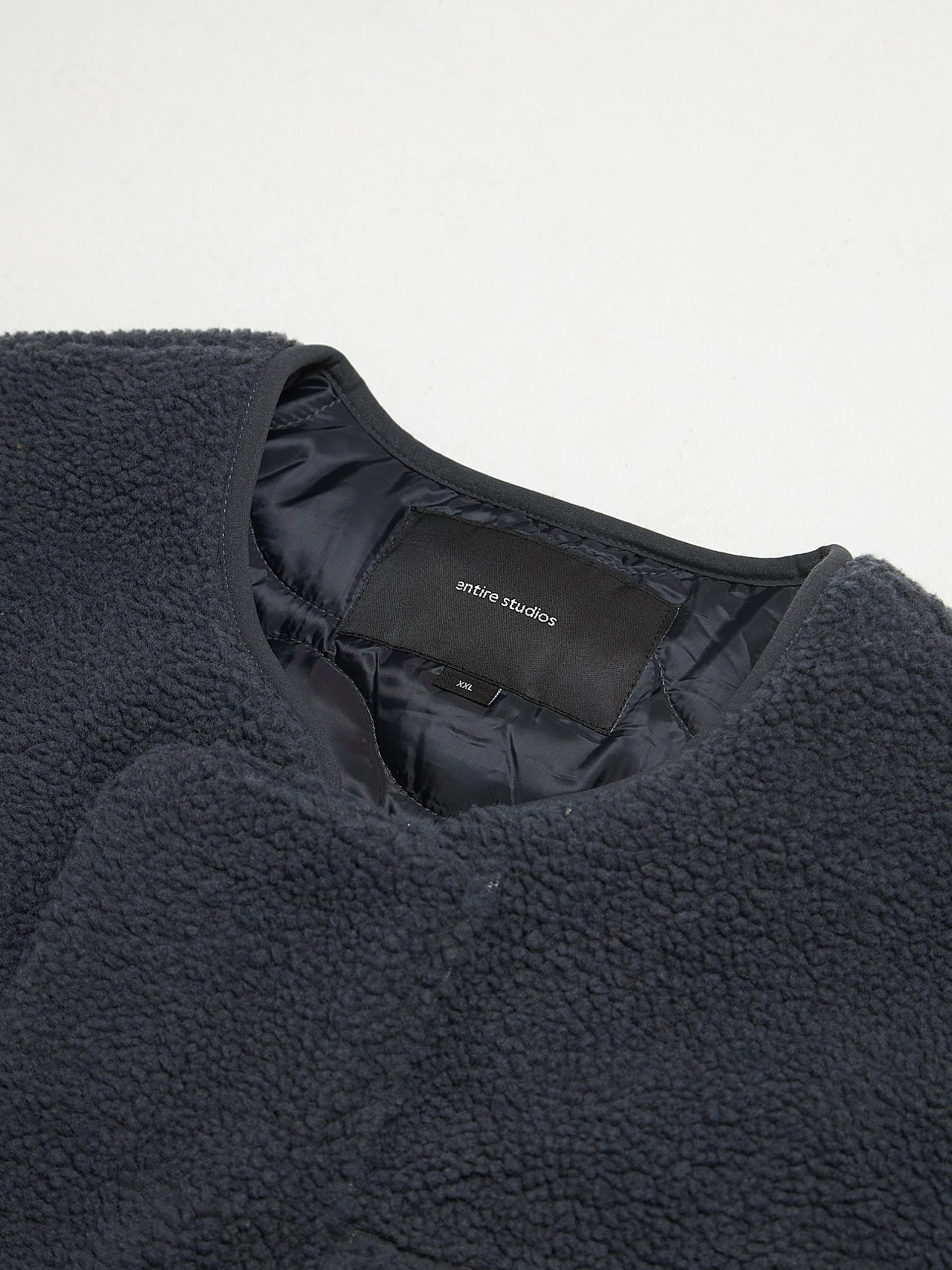 Entire Studios Navy Quilted Zipped Fleece Polyester Jacket Size US XXL / EU 58 / 5 - 3 Thumbnail