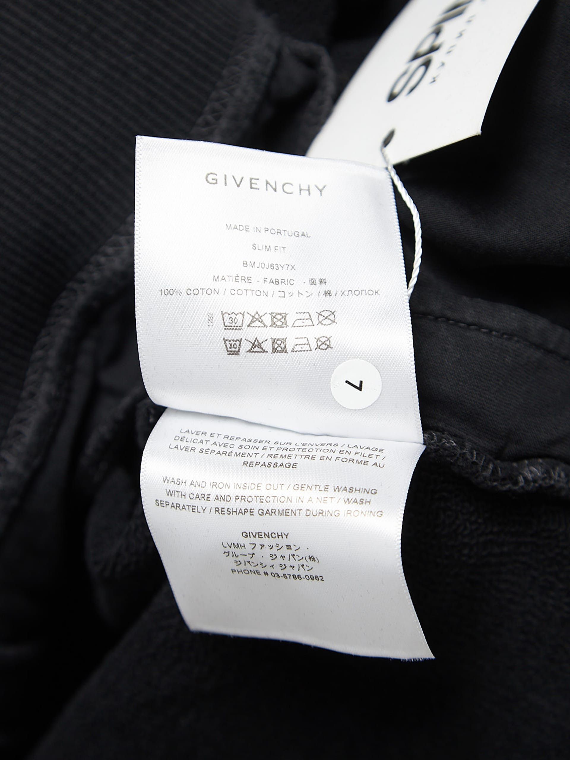 Givenchy Washed Black Multi Logo Printed Cotton Hoodie Size US XL / EU 56 / 4 - 5 Thumbnail