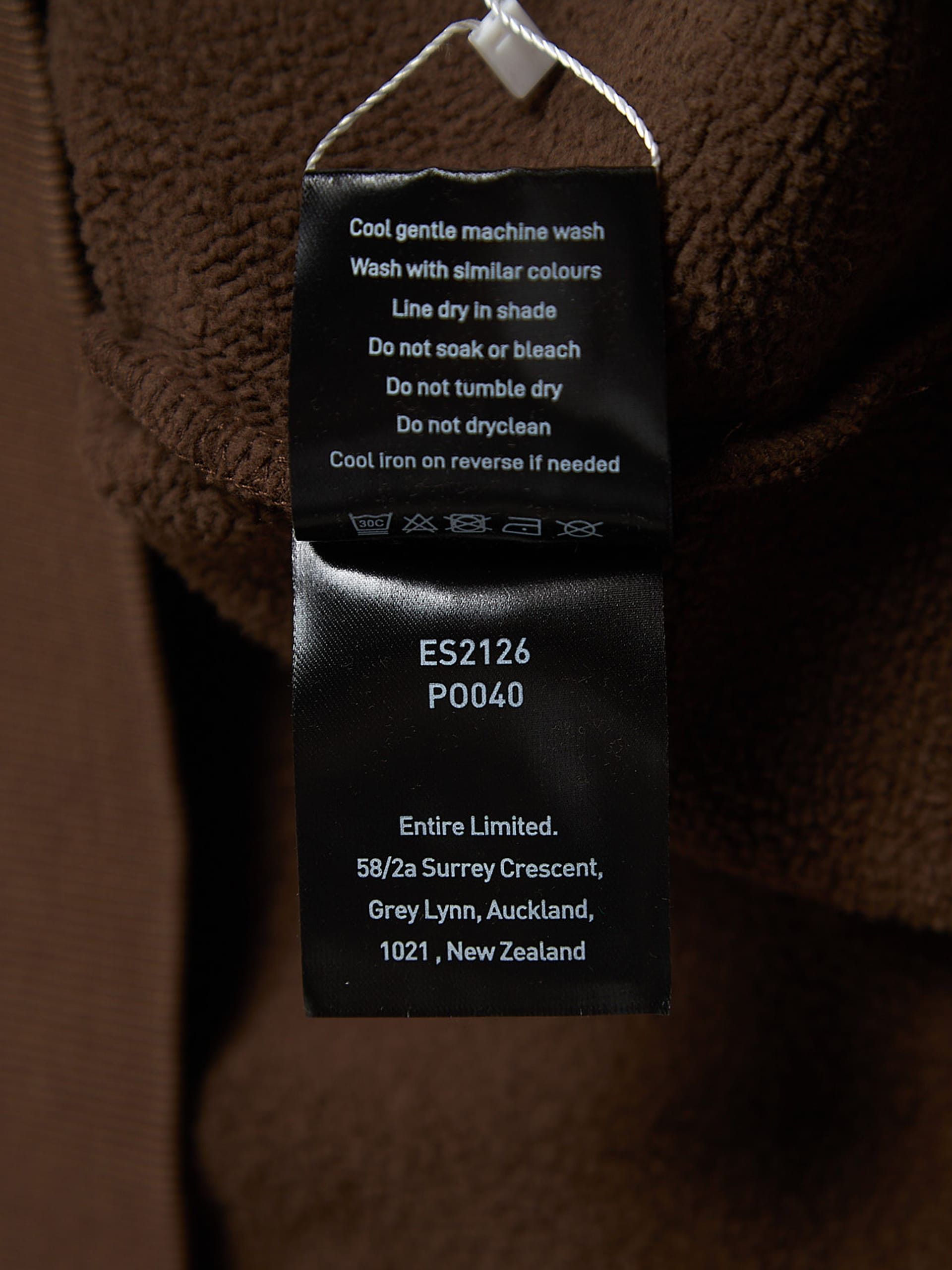 Brown Boxy Crewneck Cotton Sweatshirt