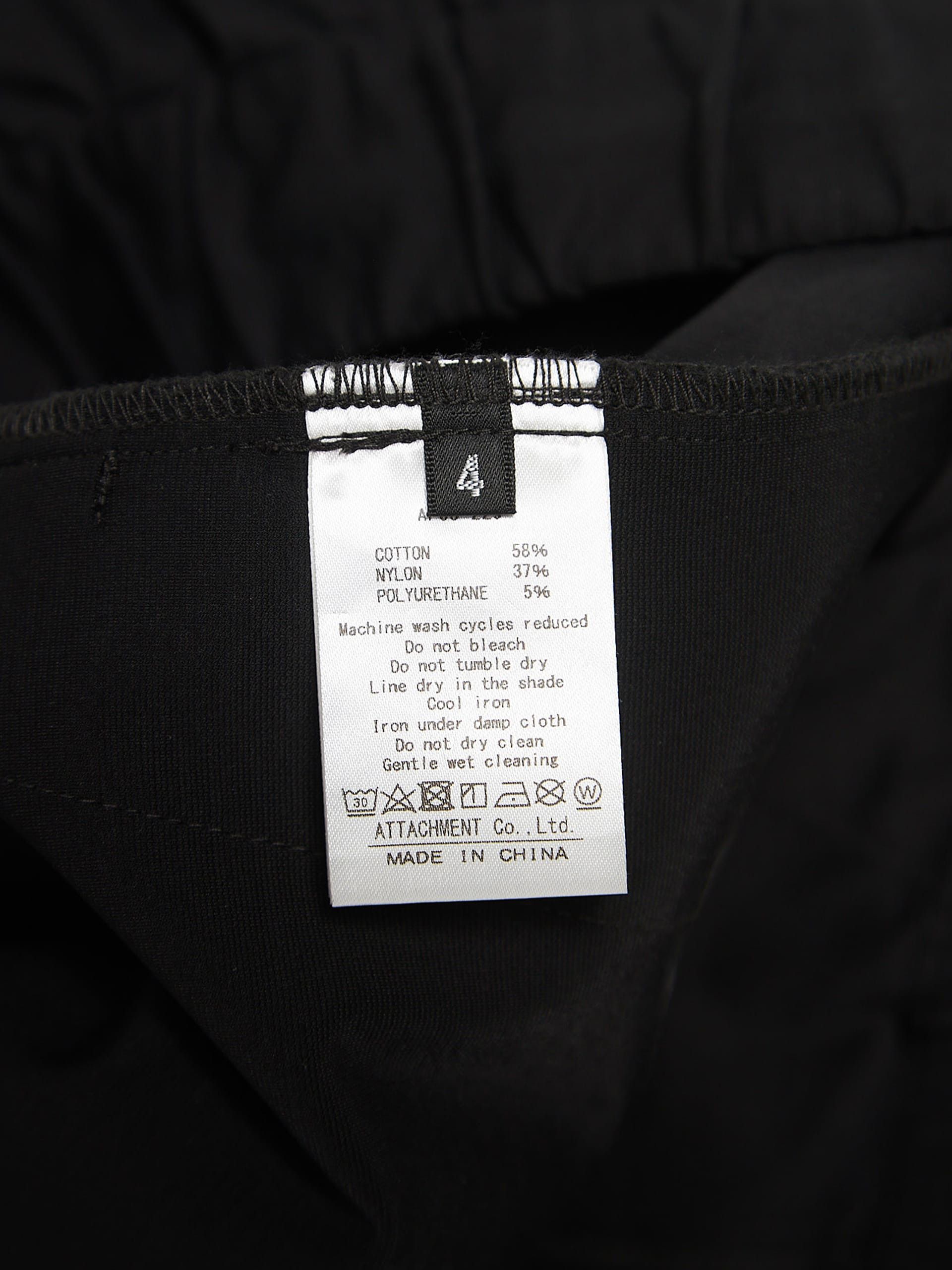 Attachment Black Cotton and Nylon Blend Pants Size US 36 / EU 52 - 5 Thumbnail